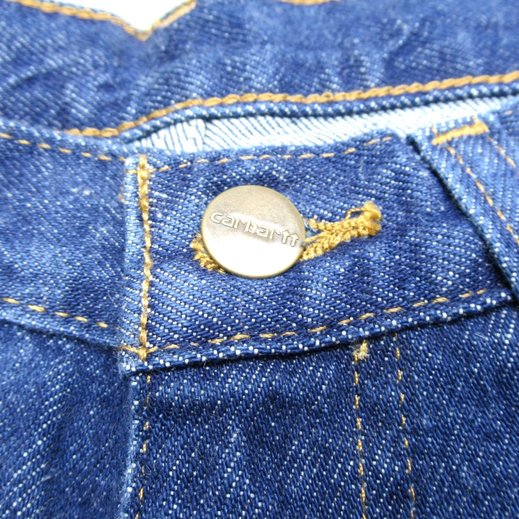 Carhartt Carhartt Jeans Mens 30x32 Medium Wash Denim Straight Leg Relaxed Fit Button Zip Fly 5-Pocket Solid Denim Cotton Size US 30 / EU 46 - 4 Thumbnail