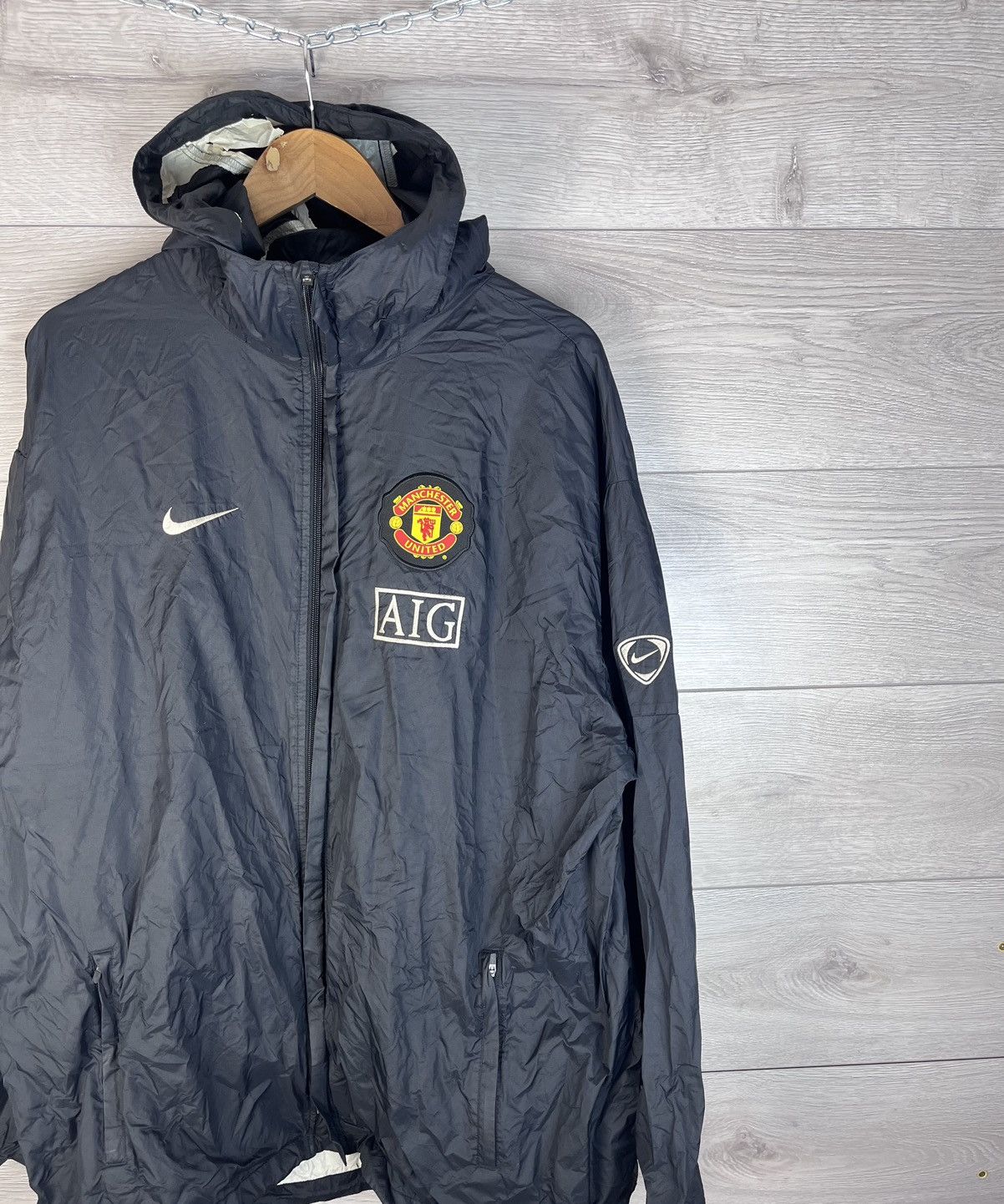 Nike Vintage soccer jacket Nike Manchester United Nike size Xxl Size US XXL / EU 58 / 5 - 3 Thumbnail