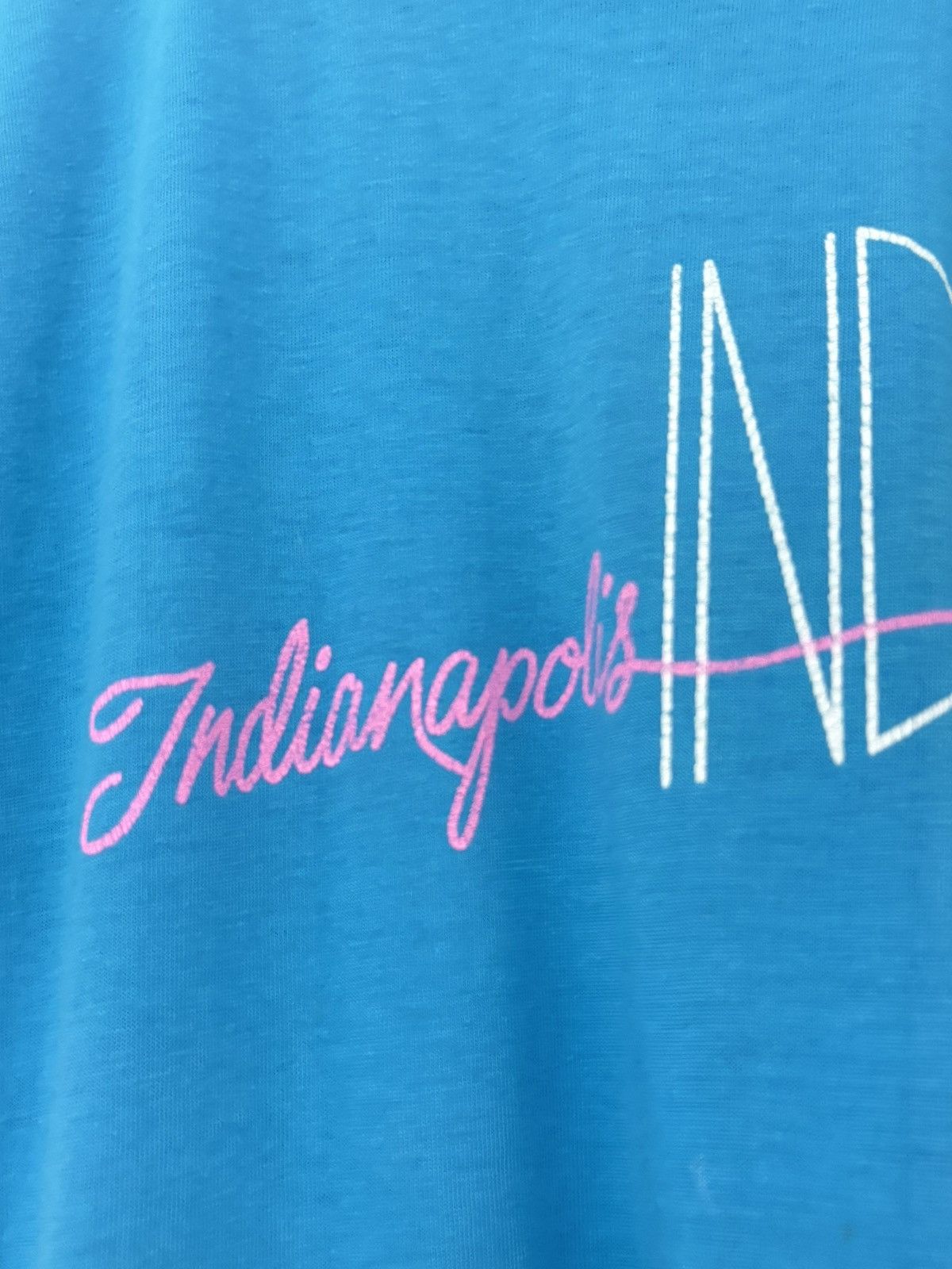 Vintage 80’s Indianapolis, Indiana Vintage Single Stitch 50/50 Tee Size US M / EU 48-50 / 2 - 3 Thumbnail