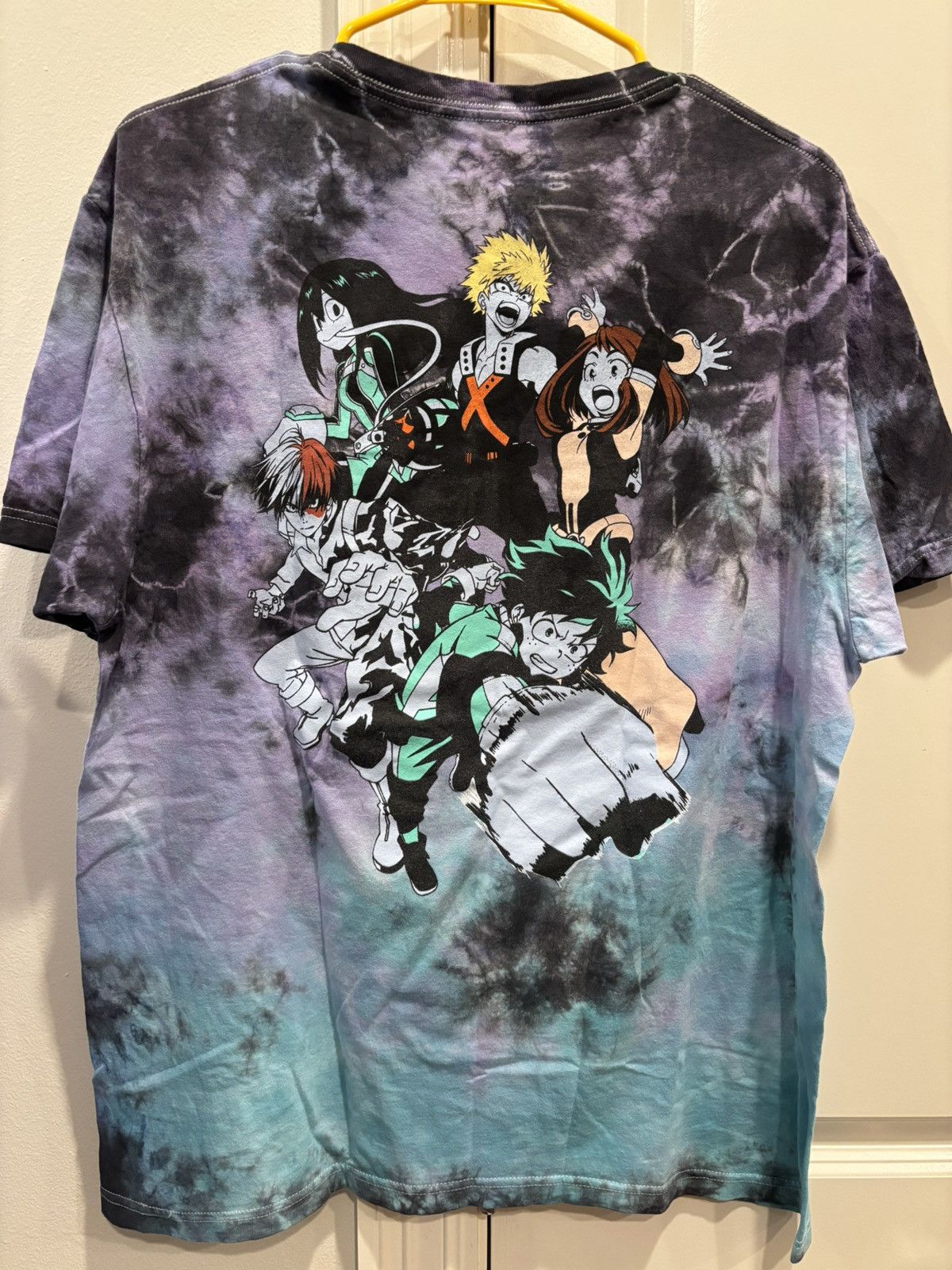 Other My Hero Academia Group Blue & Purple Acid Wash Shirt • Sz: M Size US M / EU 48-50 / 2 - 6 Thumbnail