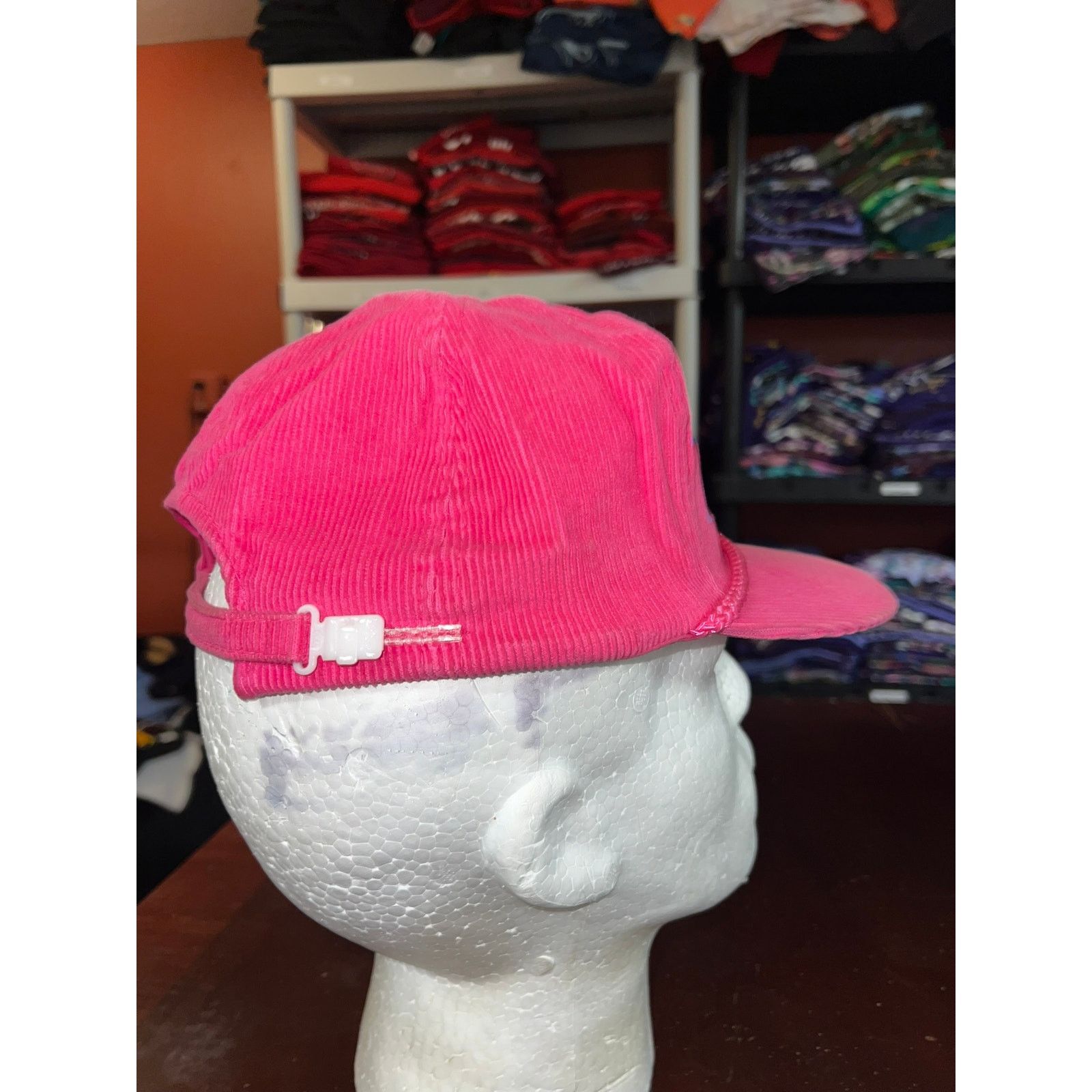 Vintage Vintage Pink Corduroy Roper Hat Strapback Master Cap VTG OS Size ONE SIZE - 5 Thumbnail