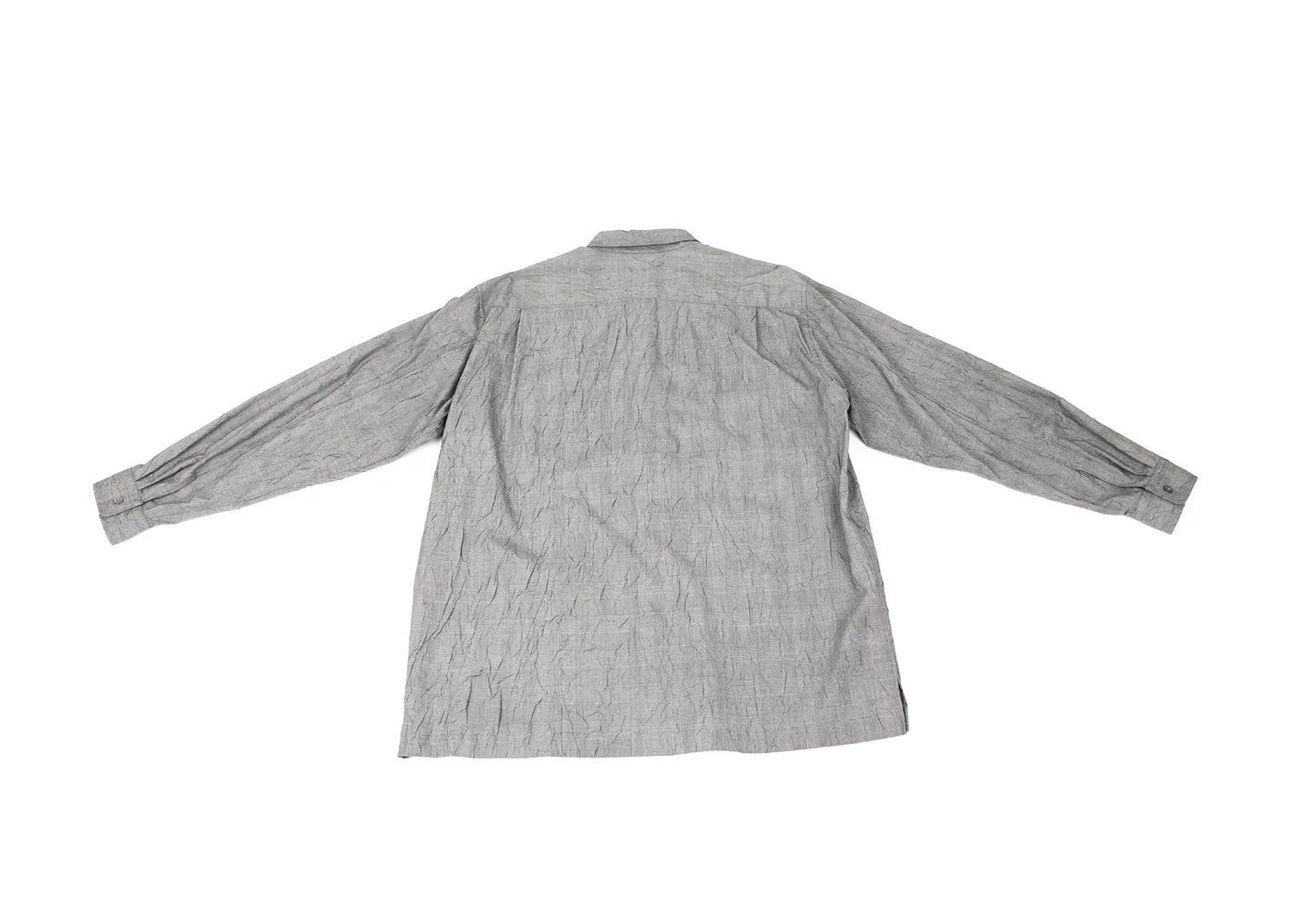 Issey Miyake Gray Glen Check Pleats Shirt for Men Size 4 Size US XL / EU 56 / 4 - 10 Thumbnail