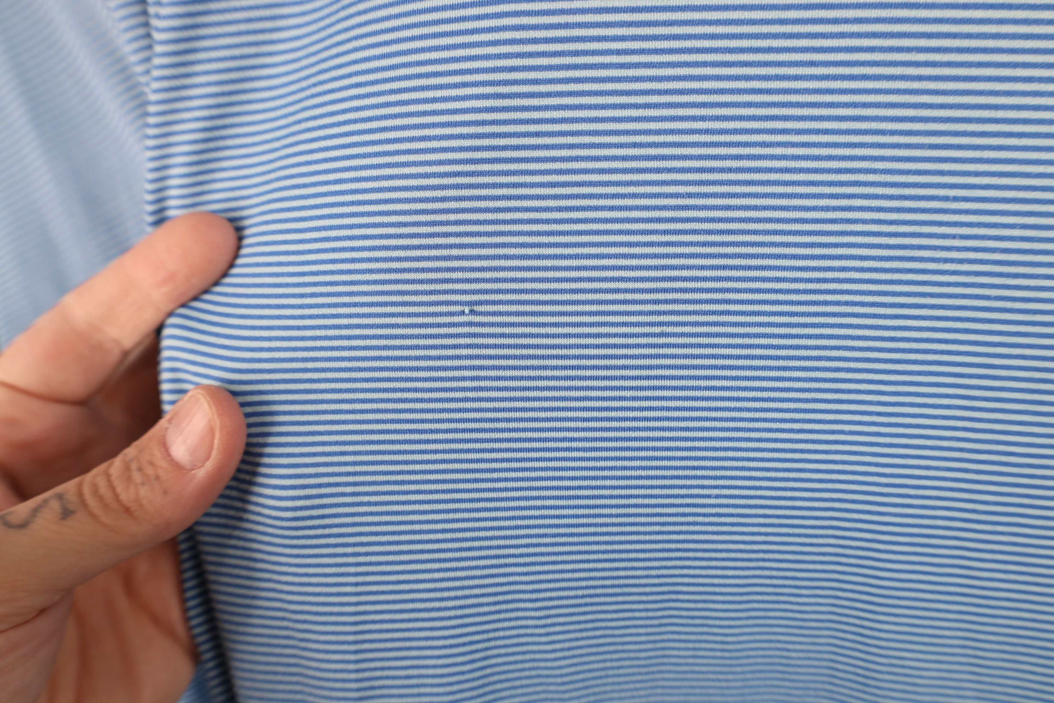 KJUS Kjus Striped Stretch Short Sleeve Golf Polo Shirt Blue Size US L / EU 52-54 / 3 - 12 Thumbnail