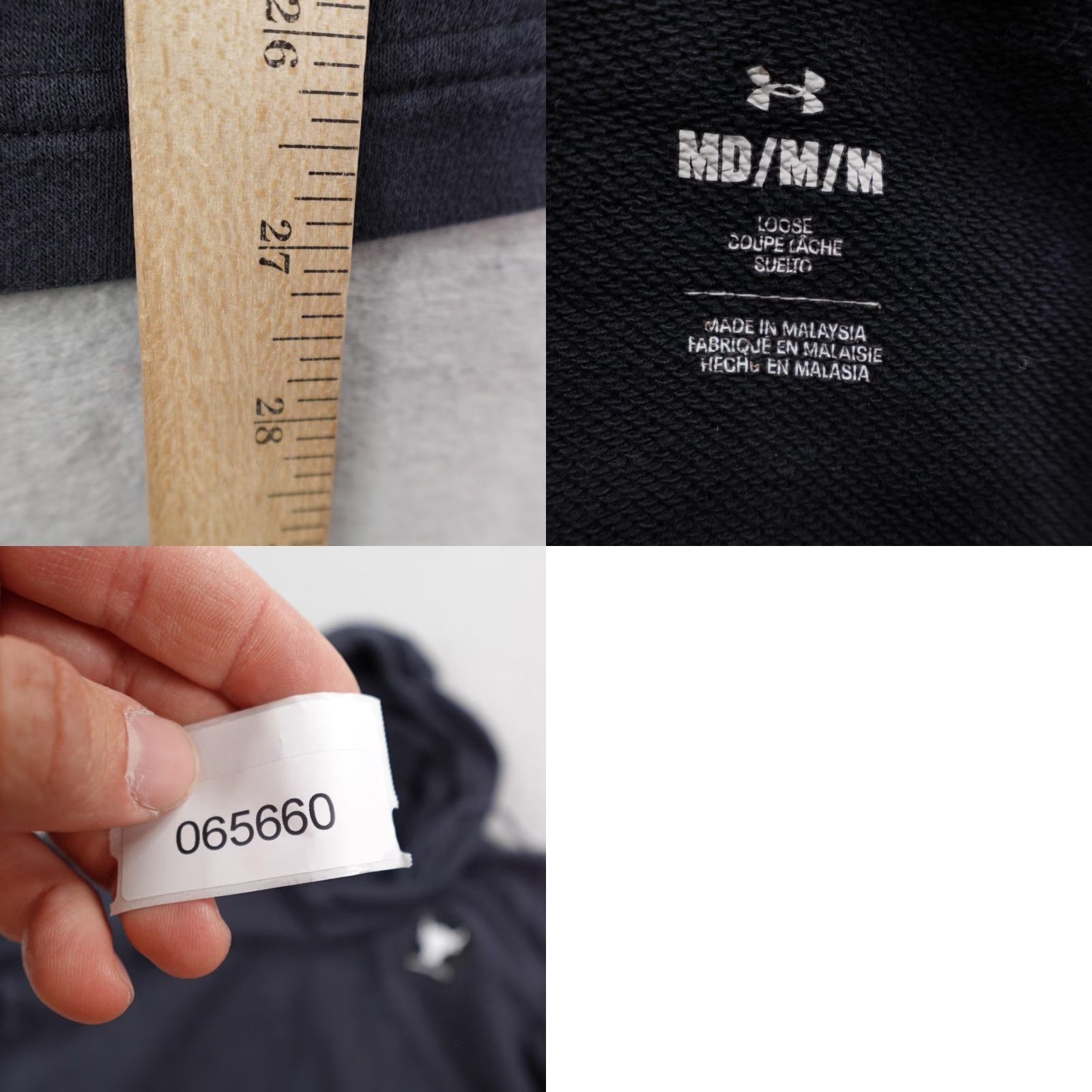 Under Armour Under Armour Hoodie Mens Medium Black Project Rock Pullover Sweatshirt Workout Size US M / EU 48-50 / 2 - 8 Thumbnail