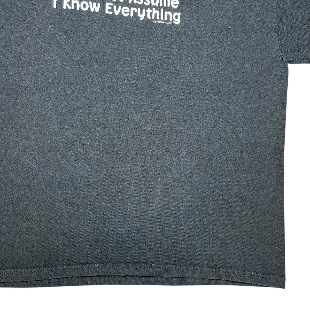 Vintage To Save Time Let’s Just Assume I Know Everything Quote Tee Size US XL / EU 56 / 4 - 8 Thumbnail