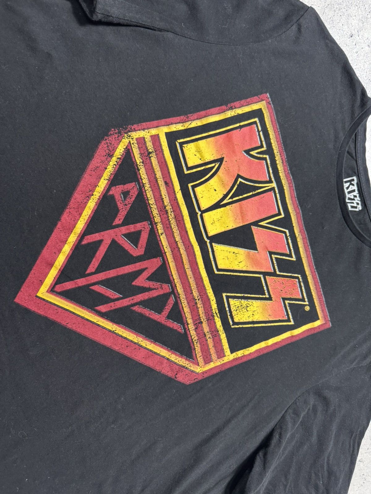 KISS Kiss Army Black Rock T-Shirt Big Logo Size US XXL / EU 58 / 5 - 6 Thumbnail