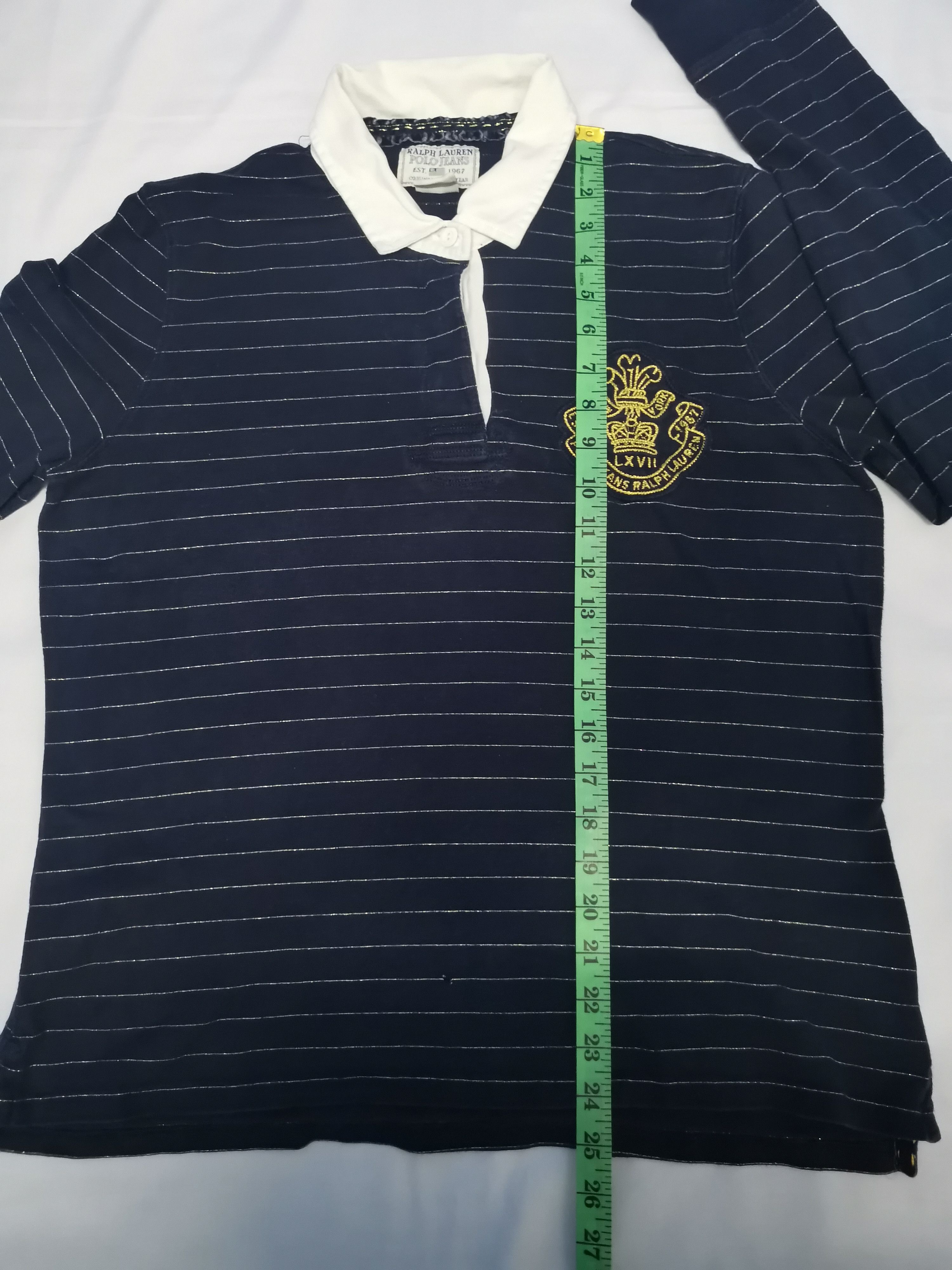 Polo Ralph Lauren Vintage Polo Ralph Lauren Shirt Striped Embroidered Logo Size US XL / EU 56 / 4 - 6 Thumbnail