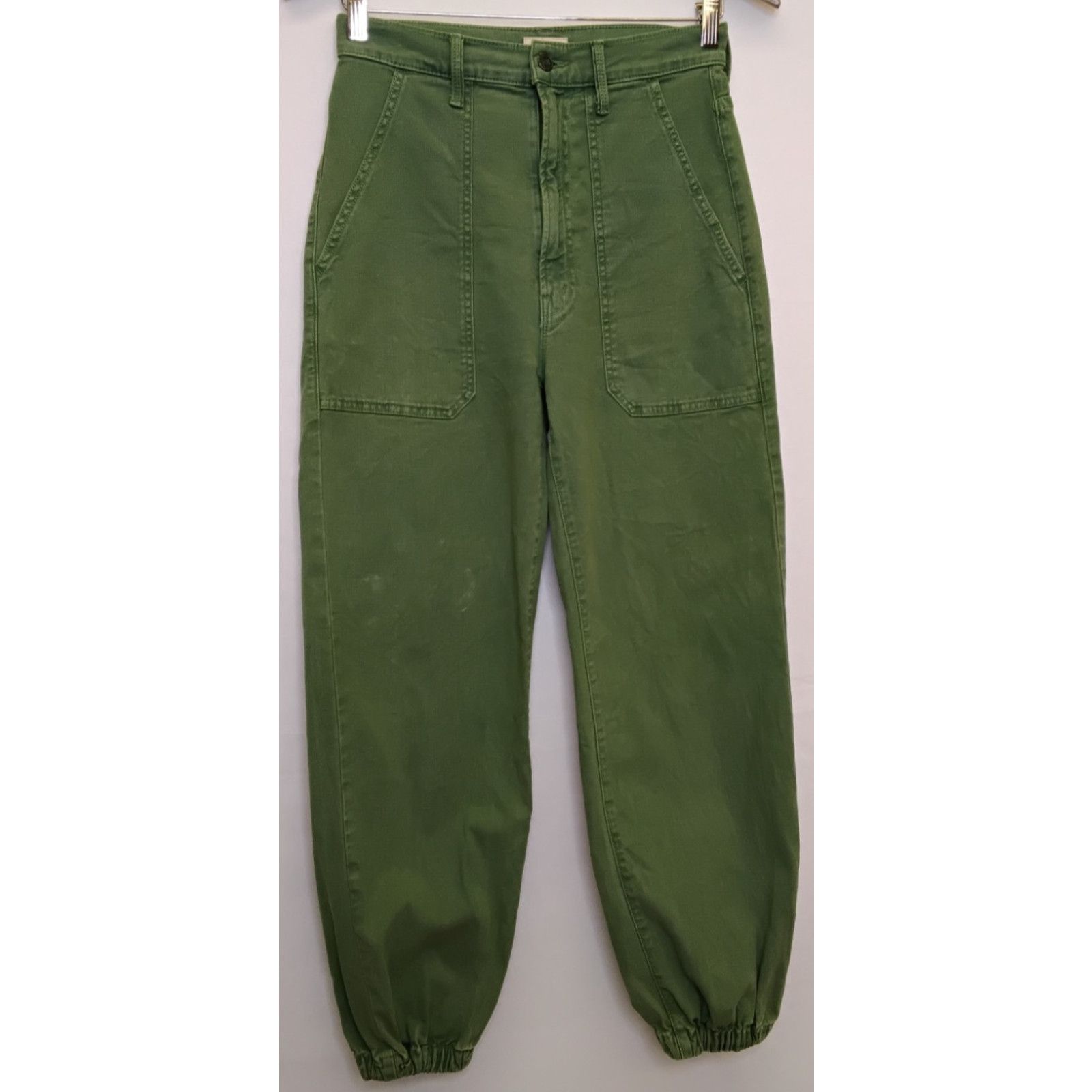 MOTHER Mother The Wrapper Patch Springy Ankle Jeans Size 26 Green Size 26" / US 2 / IT 38 - 2 Thumbnail