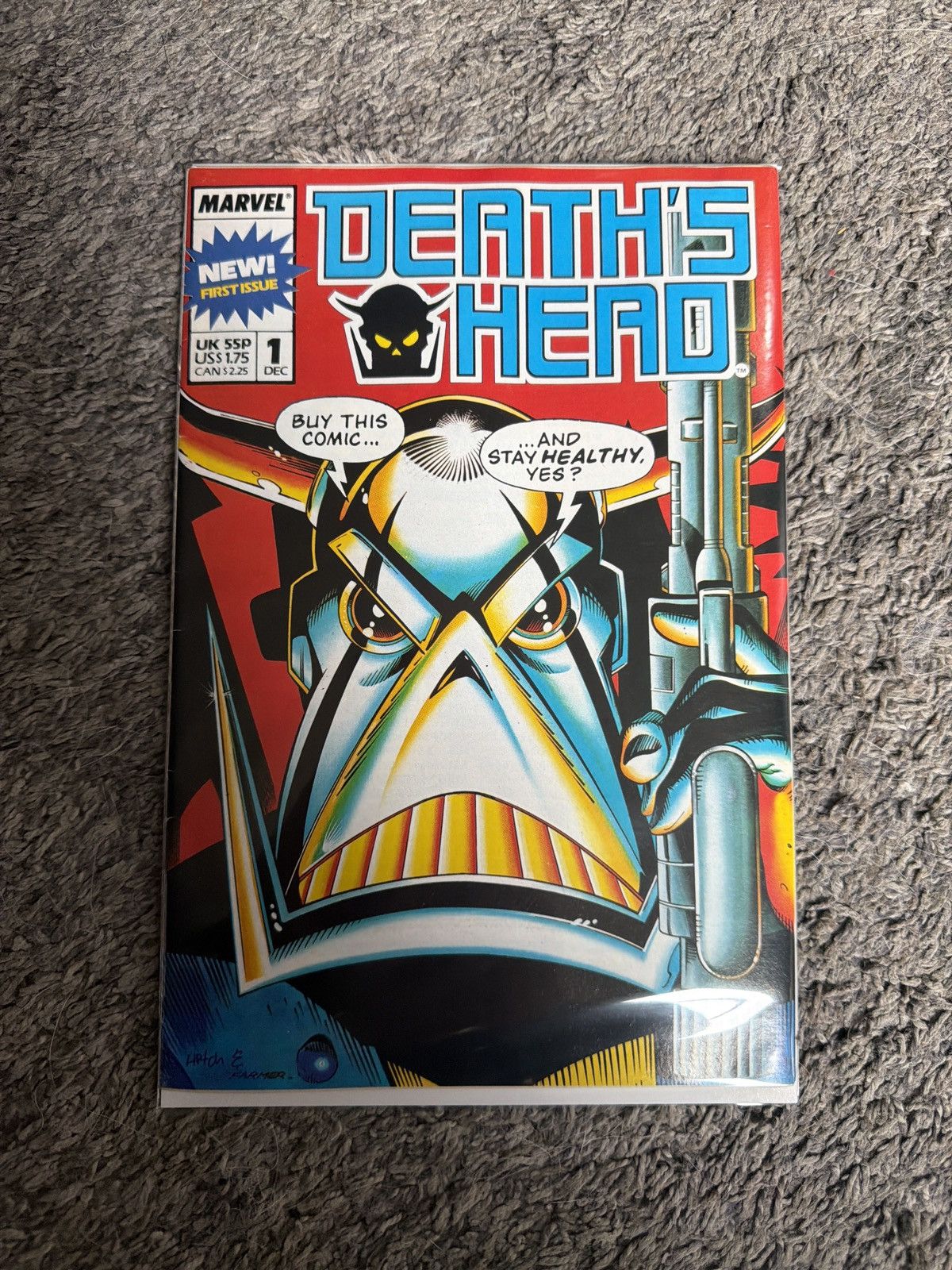 Marvel Comics 1988 Marvel Comics Death’s Head Volume 1 #1 Revisited Comic Size ONE SIZE - 1 Thumbnail