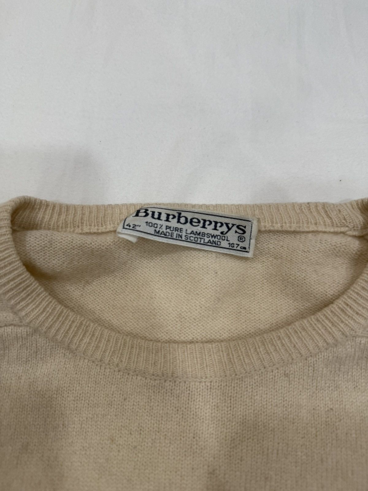 Burberry Vintage Burberry Lambskin Sweater Size US S / EU 44-46 / 1 - 3 Thumbnail