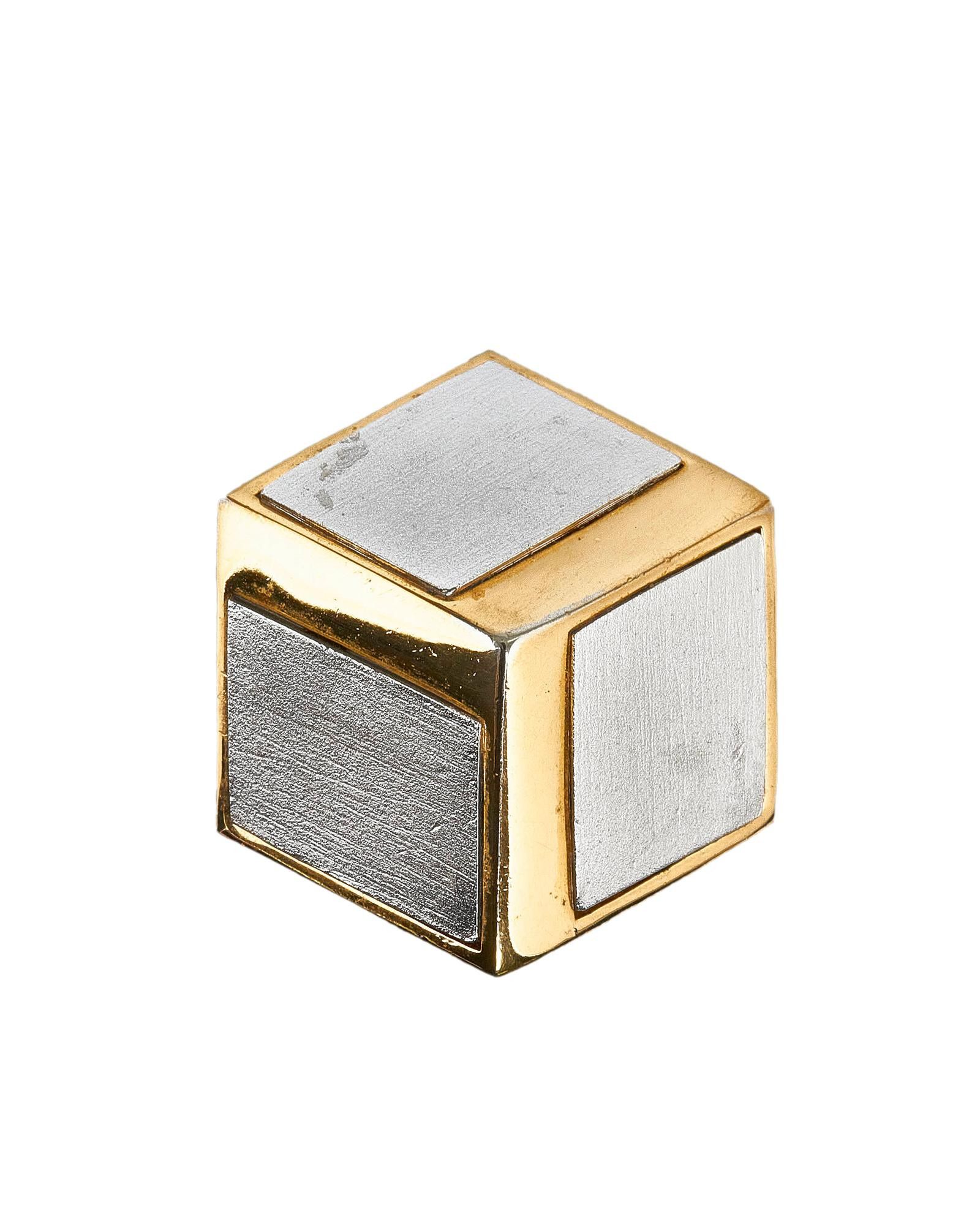 image of Givenchy Metal Pin Brooch in Gold, Women's