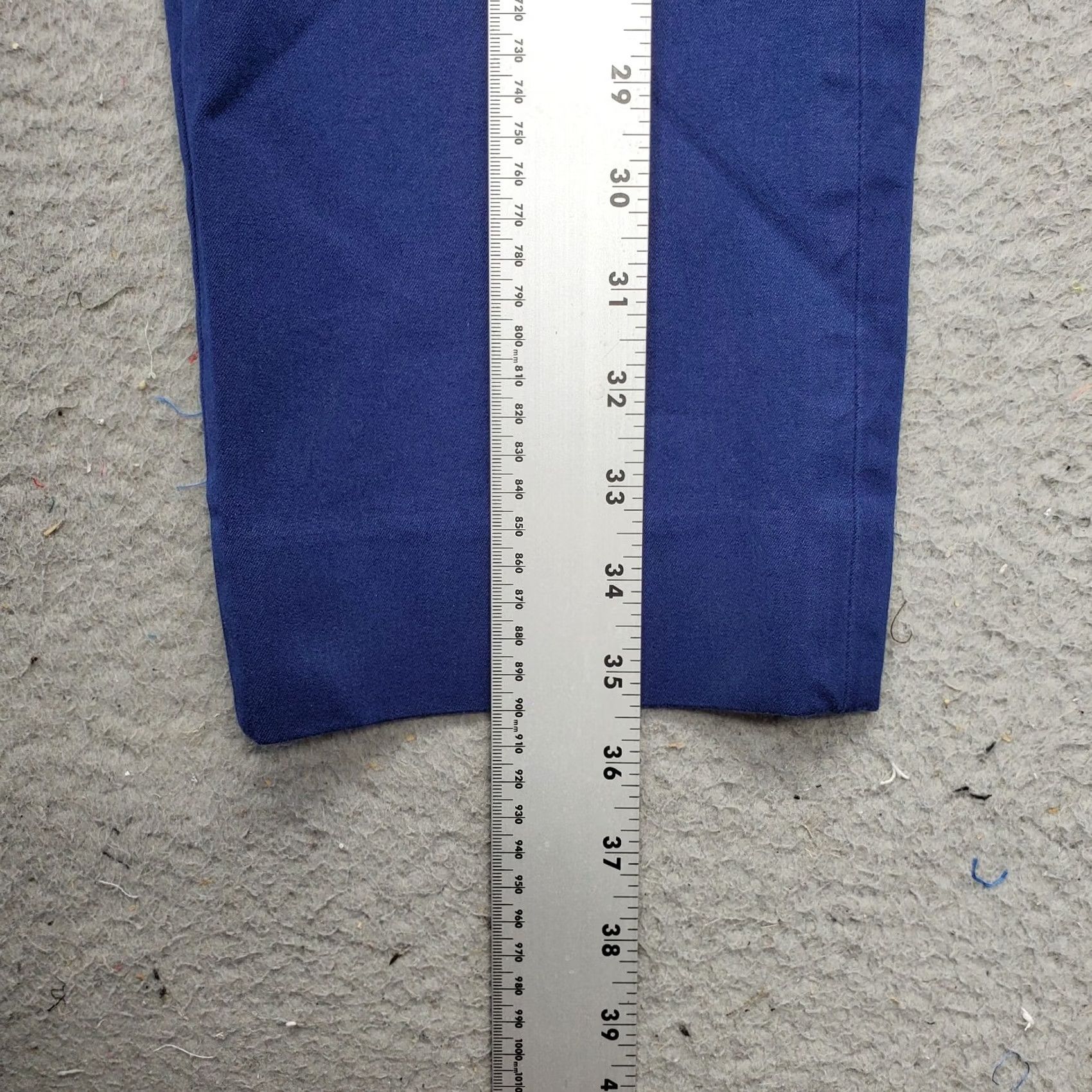 J.Crew J.CREW Kallie Pants Womens Size 4 Blue Stretch Slim Fit Comfort Straight Leg Pants Size 27" / US 4 / IT 40 - 3 Thumbnail