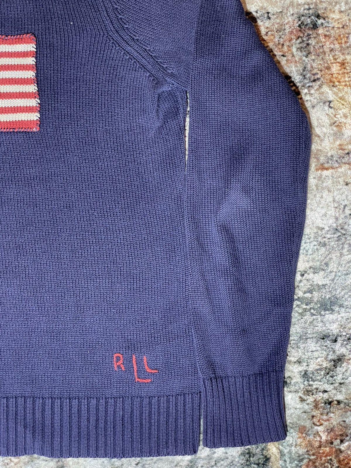 Polo Ralph Lauren Sweater Lauren Ralph Lauren Flaga USA 100% Cotton Size M / US 6-8 / IT 42-44 - 4 Thumbnail