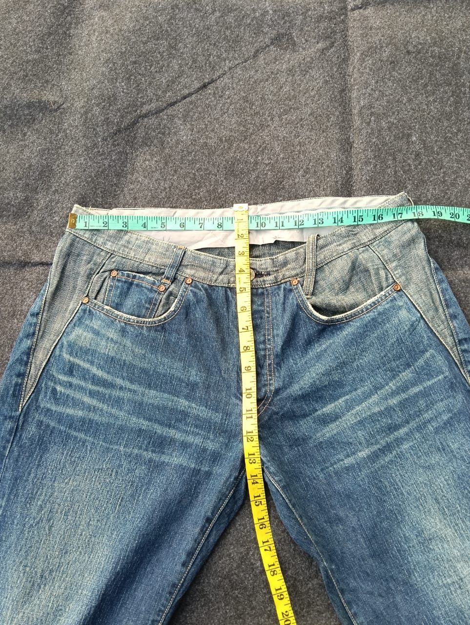 realmad HECTIC Baggy Real MadHectic Button Fly Jeans – Rare Japanese Denim Size US 35 - 6 Thumbnail