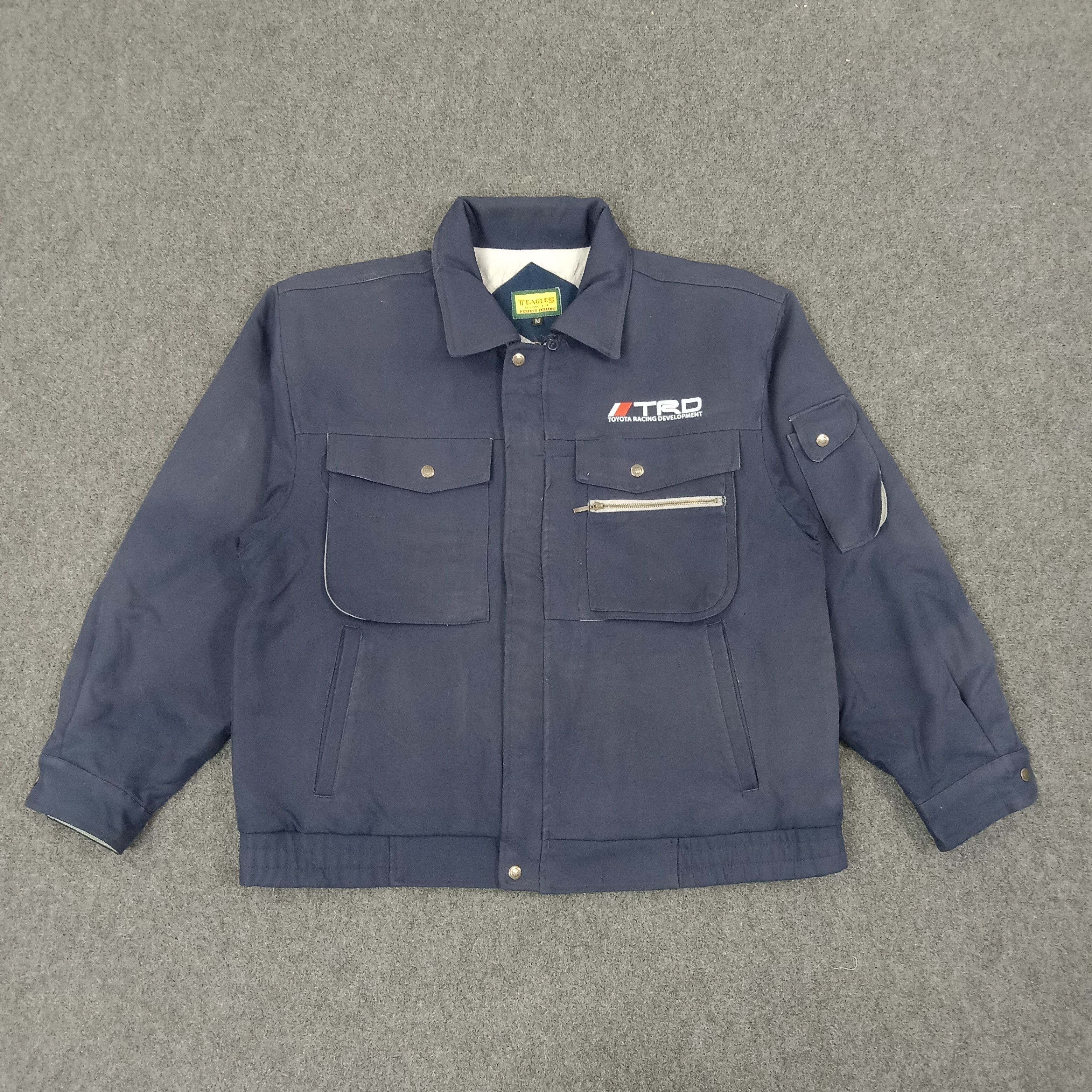Japanese Brand TRD Toyota Racing Worker Custom Art Winter Jacket C238N19 Size US L / EU 52-54 / 3 - 3 Thumbnail