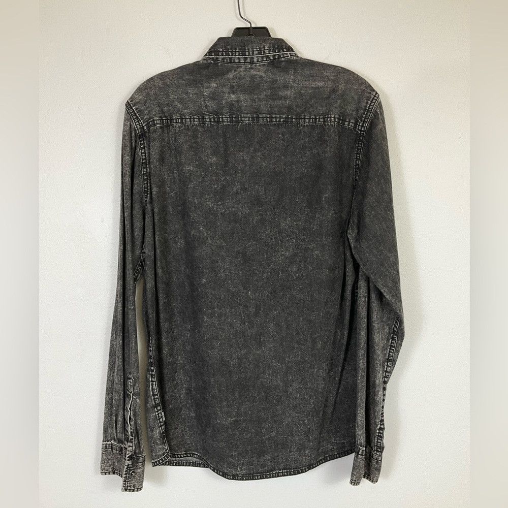 ONLY & SONS ONLY & SONS Medium Faded Black Denim Shirt Size US M / EU 48-50 / 2 - 3 Thumbnail