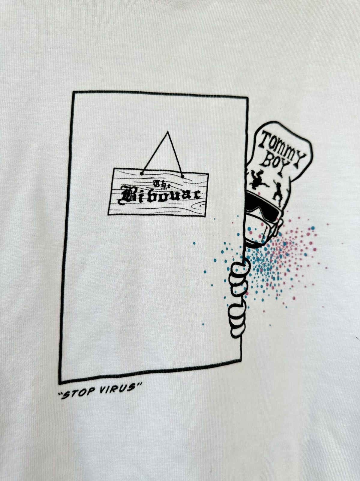 Band Tees Vintage Tommy Boy Hip Hop Band by Bivouac Tee Size US L / EU 52-54 / 3 - 2 Thumbnail