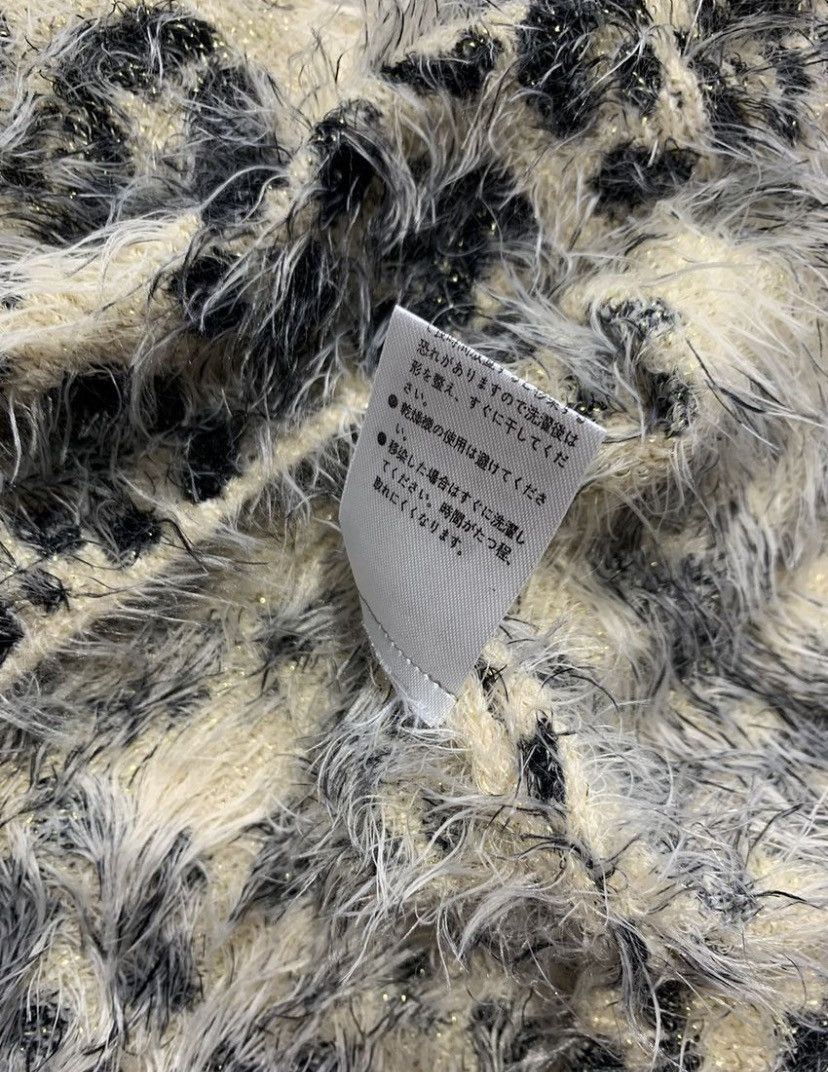Beauty Beast crazy fuzzy leopard knit sweater japanese style Size US L / EU 52-54 / 3 - 5 Thumbnail