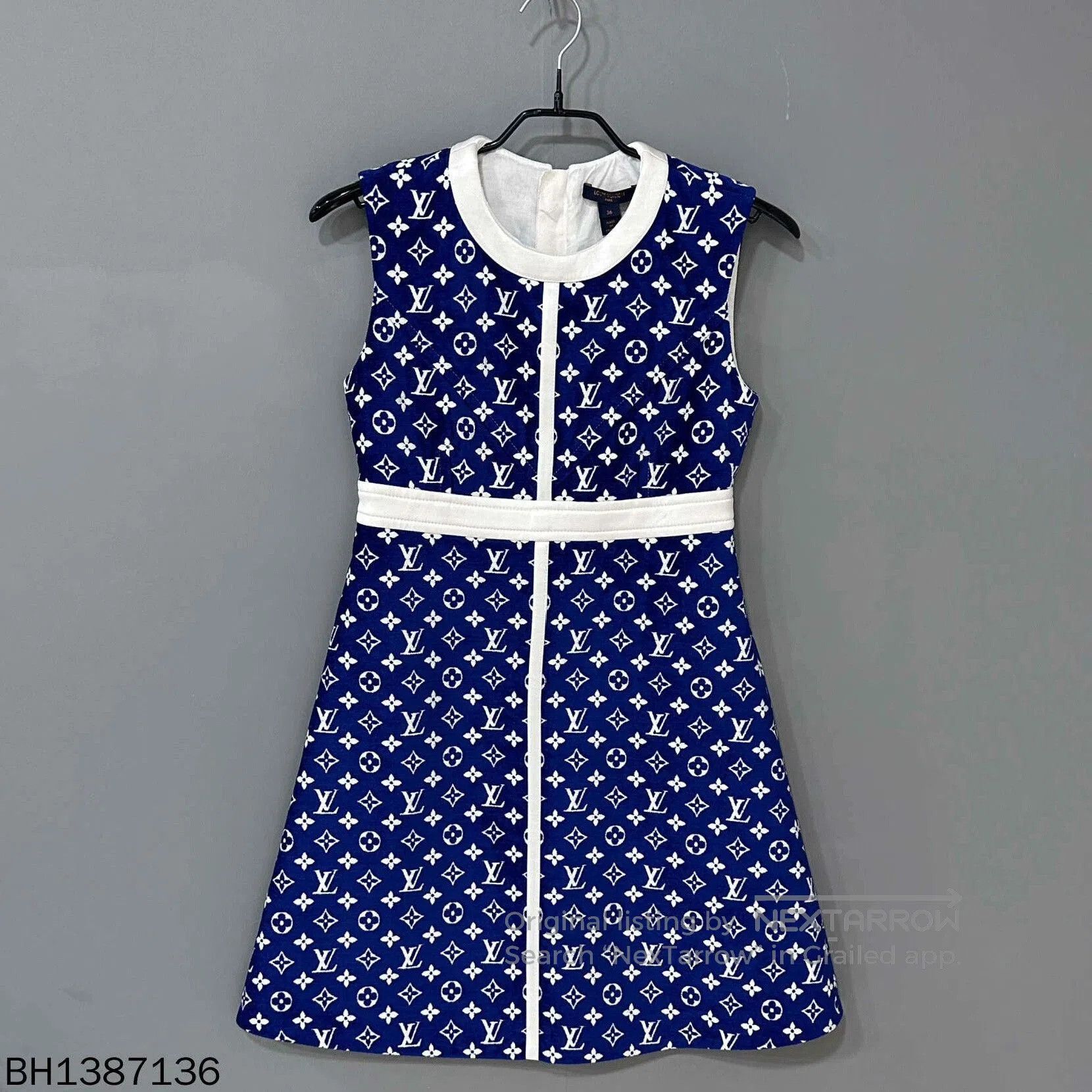 Louis Vuitton Blue Monogram Sleeveless Dress Louis Vuitton. Size XS / US 0-2 / IT 36-38 - 1 Thumbnail