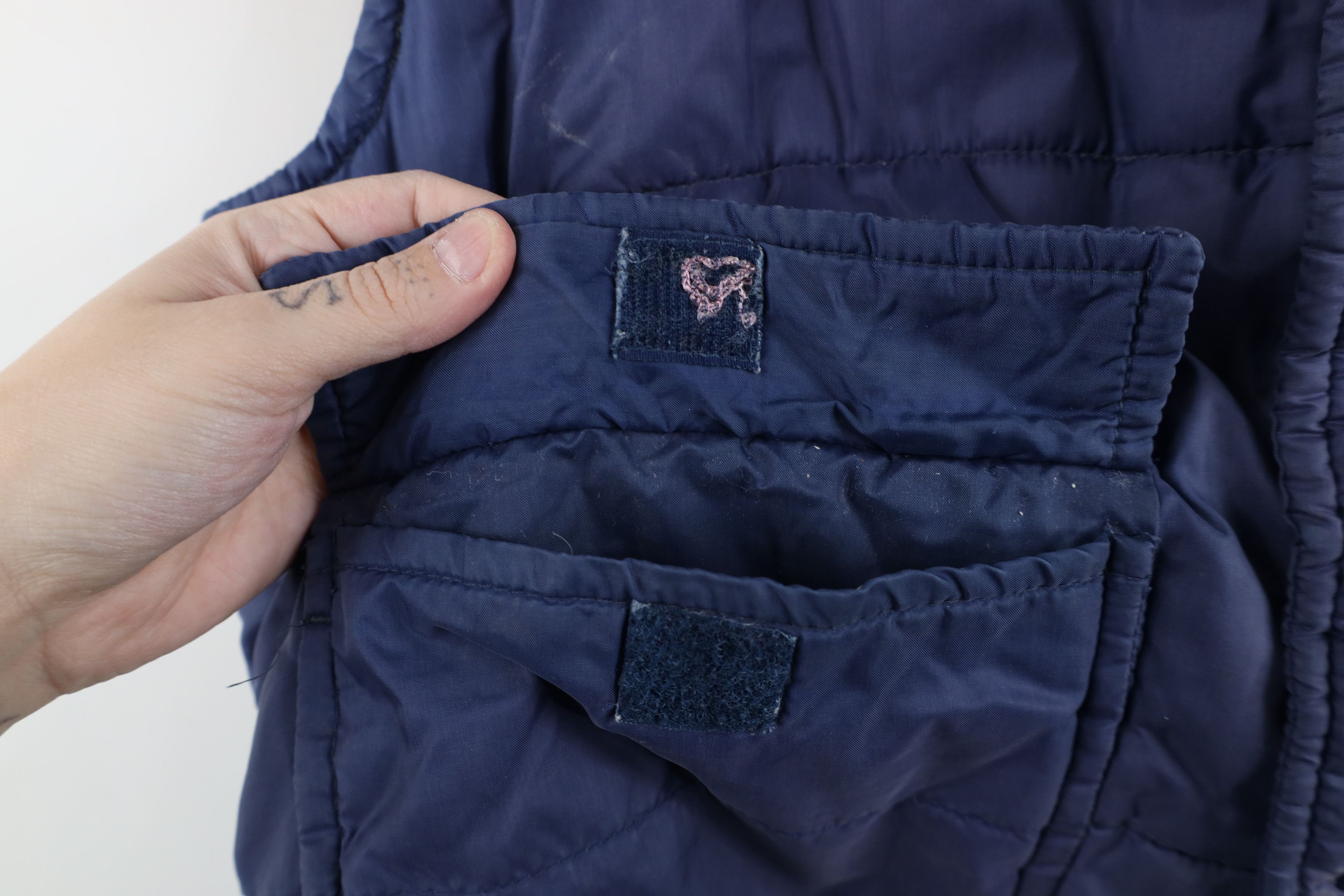 Vintage Vintage 80s 90s Streetwear Puffer Vest Jacket Blue Size US M / EU 48-50 / 2 - 6 Thumbnail
