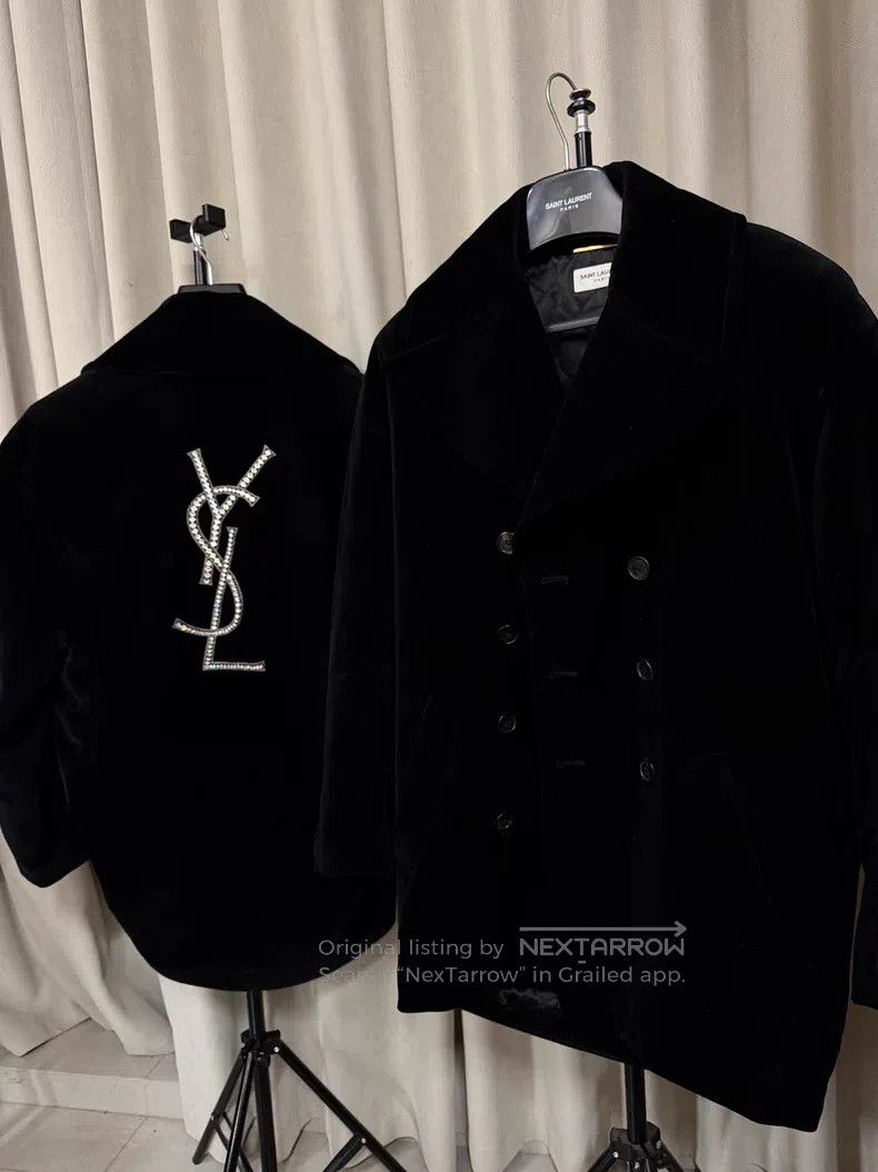 Saint Laurent Paris Saint Laurent Paris universal size Crystal Beaded Puffer Co Size US M / EU 48-50 / 2 - 1 Thumbnail