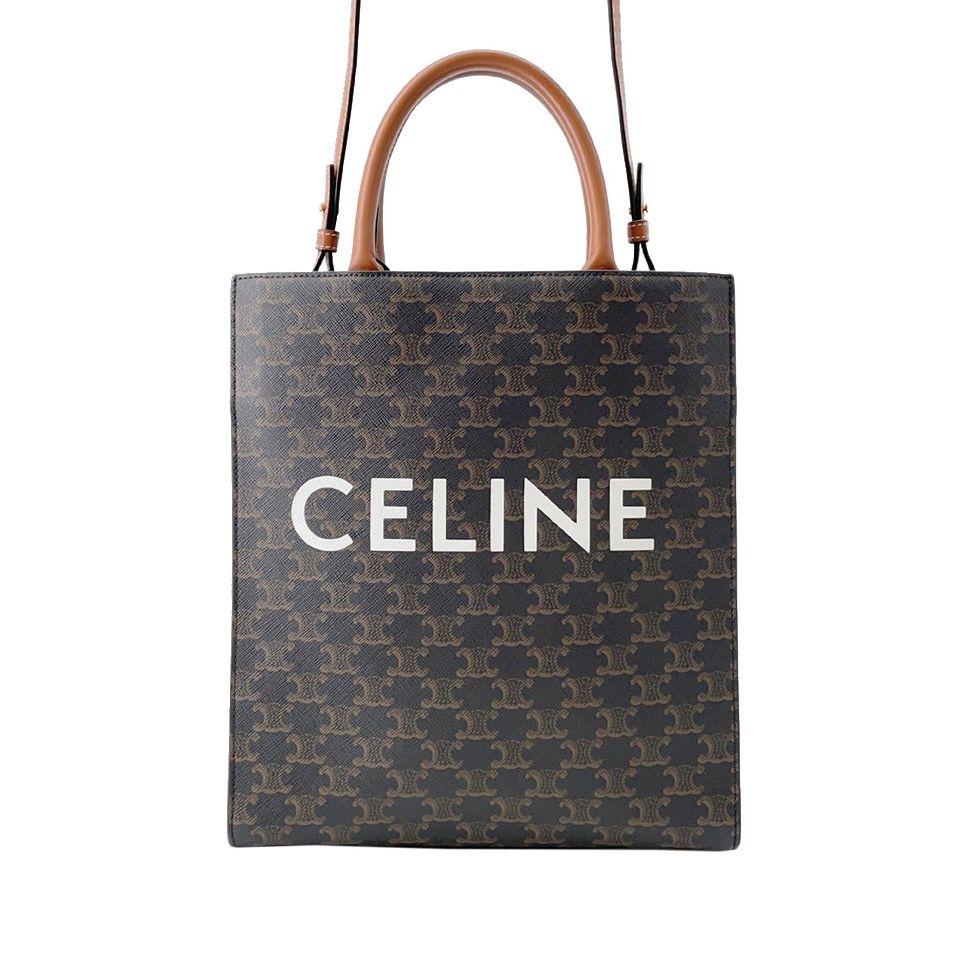 Celine Small Triomphe Coated Canvas Vertical Cabas Tote Size ONE SIZE - 1 Thumbnail