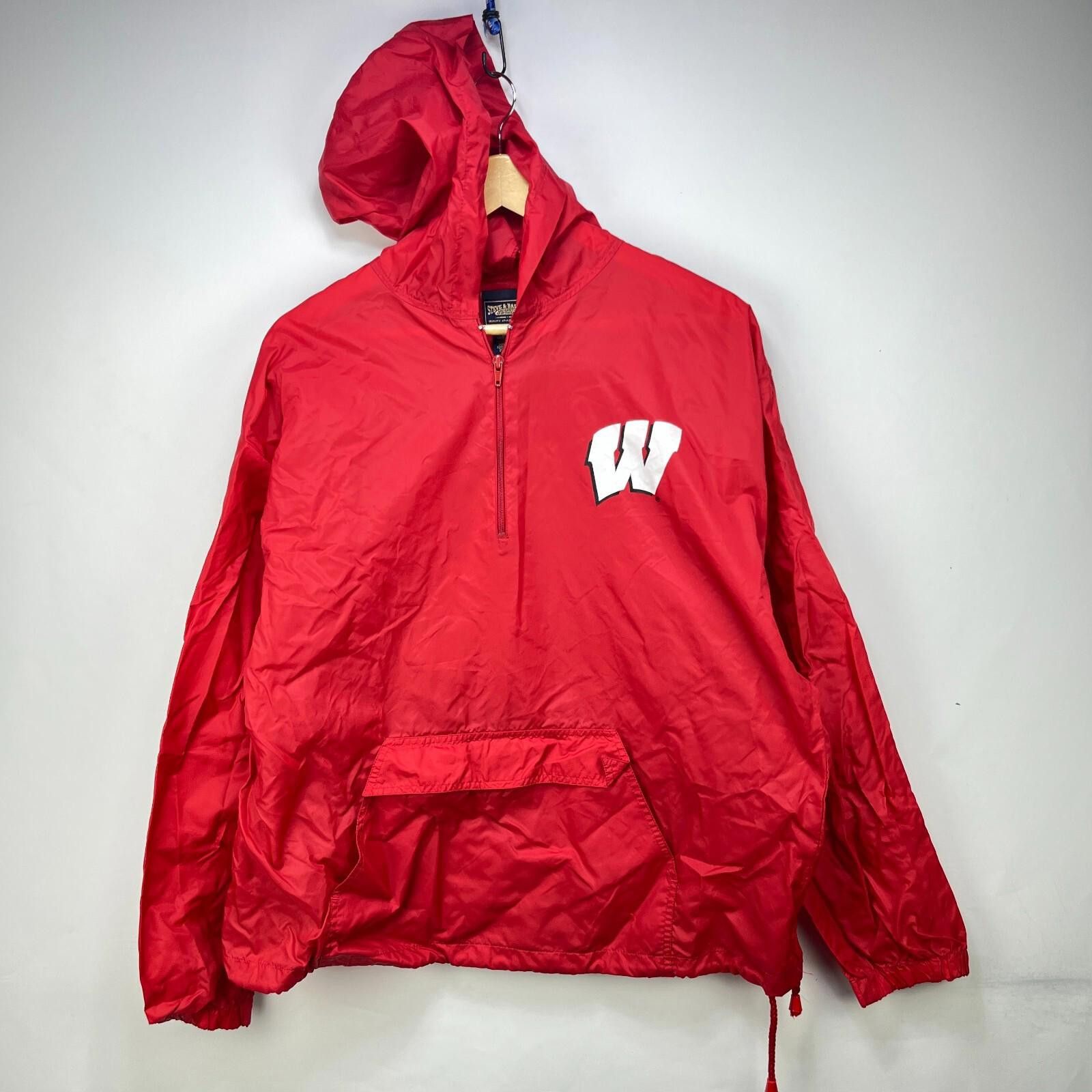 Other Vintage 90s Wisconsin Badgers Windbreaker Jacket Large Size ONE SIZE - 1 Thumbnail