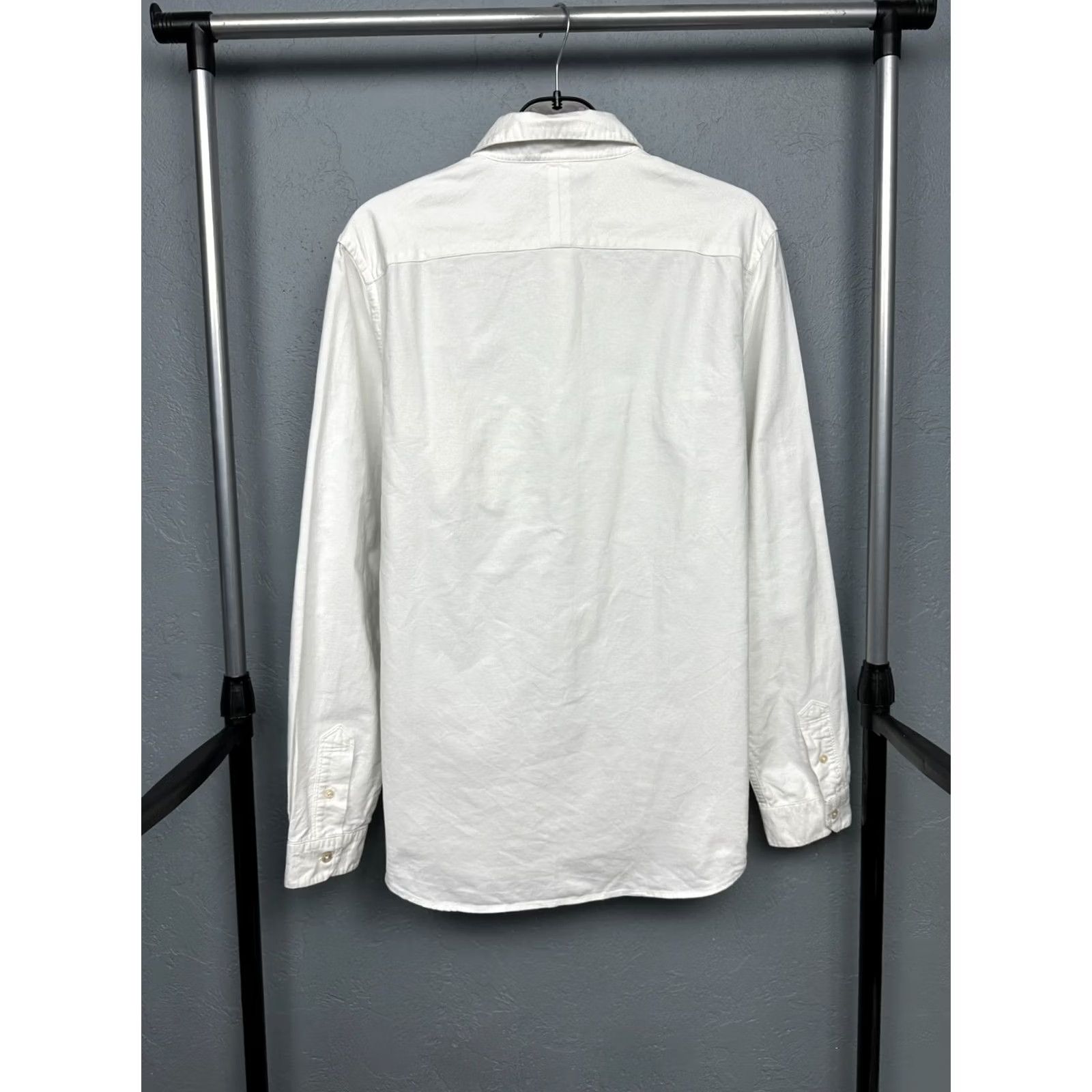 Paul Smith Paul Smith Mens White Long Sleeve Shirt M Shirt Mens White Cotton Button-Up Э Size US M / EU 48-50 / 2 - 6 Thumbnail
