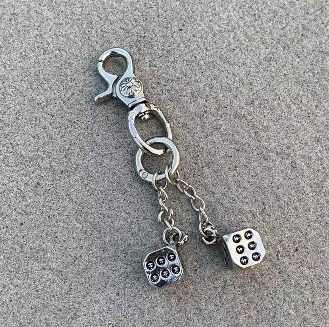 Jewelry Keychain Dice Pendant Size ONE SIZE - 1 Thumbnail