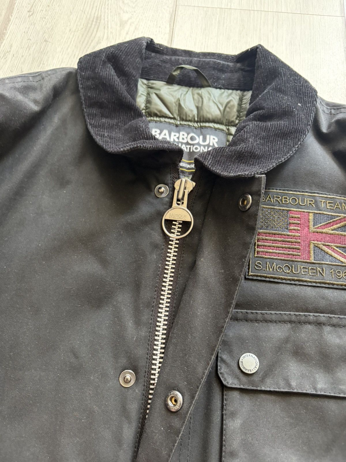 Barbour BARBOUR STEVE MCQUEEN Wax Jacket Size US XXL / EU 58 / 5 - 5 Thumbnail