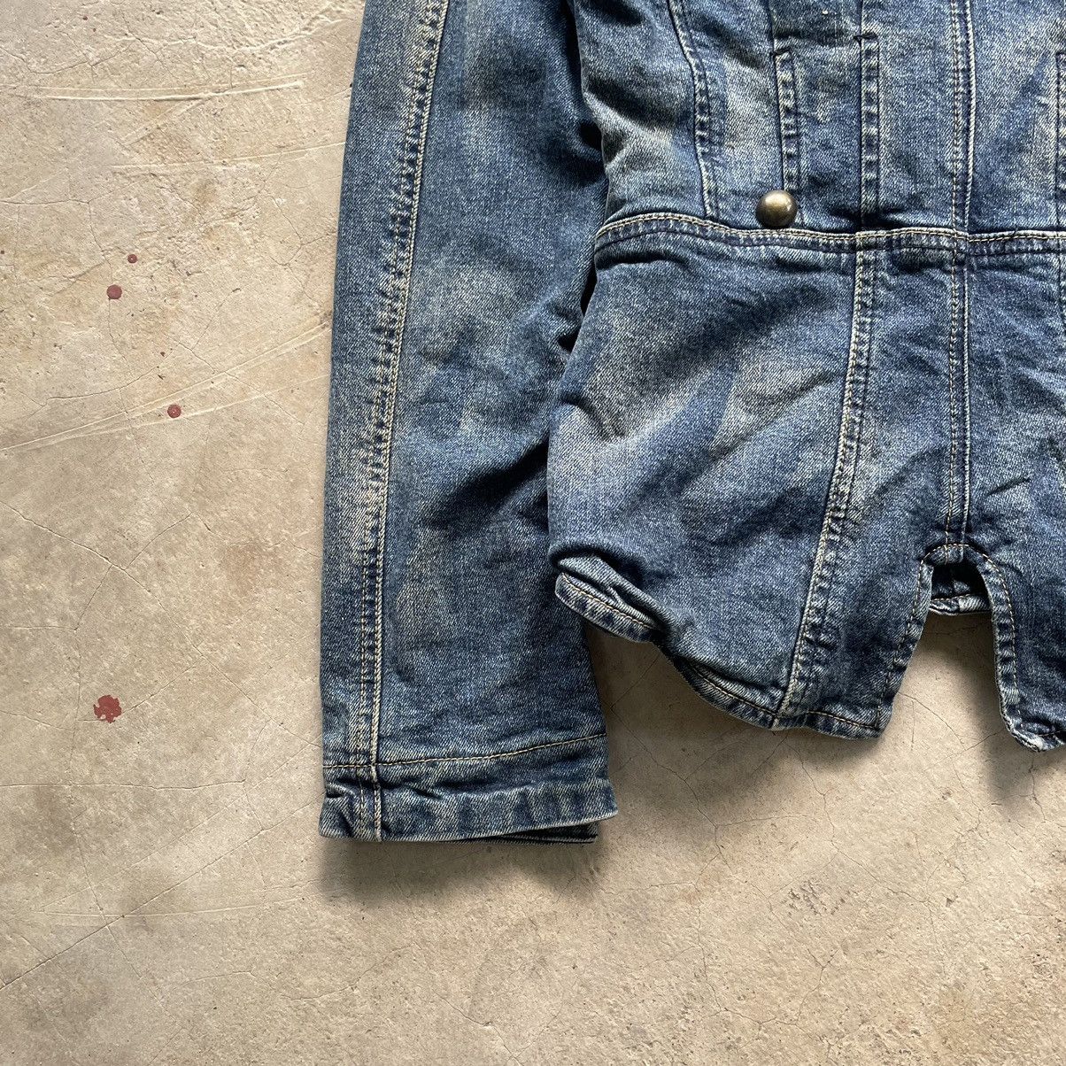 Le Grande Bleu (L.G.B.) Grail🔥 Diesel Archive Denim Crop Punk Lgb Style Women Jacket Size XS / US 0-2 / IT 36-38 - 19 Thumbnail