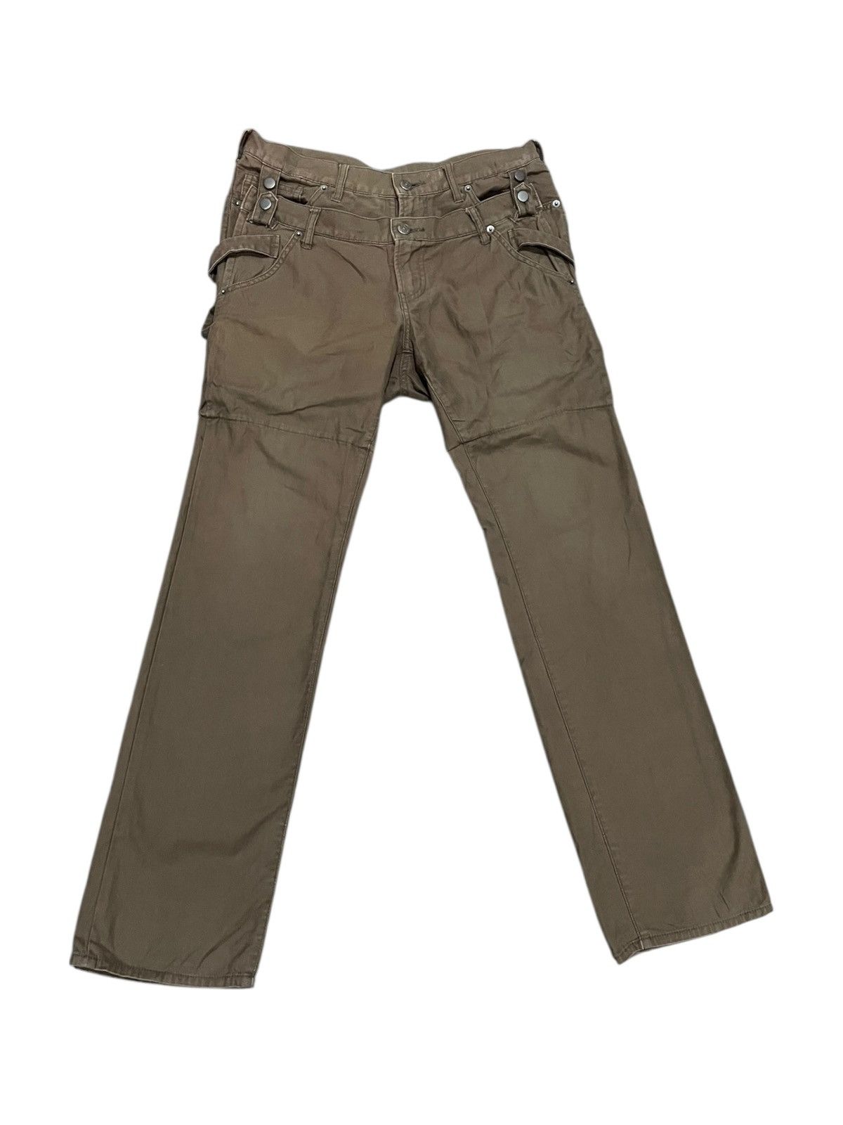 If Six Was Nine PPFM Double Waist Punk Rock Pants Size US 32 / EU 48 - 7 Thumbnail