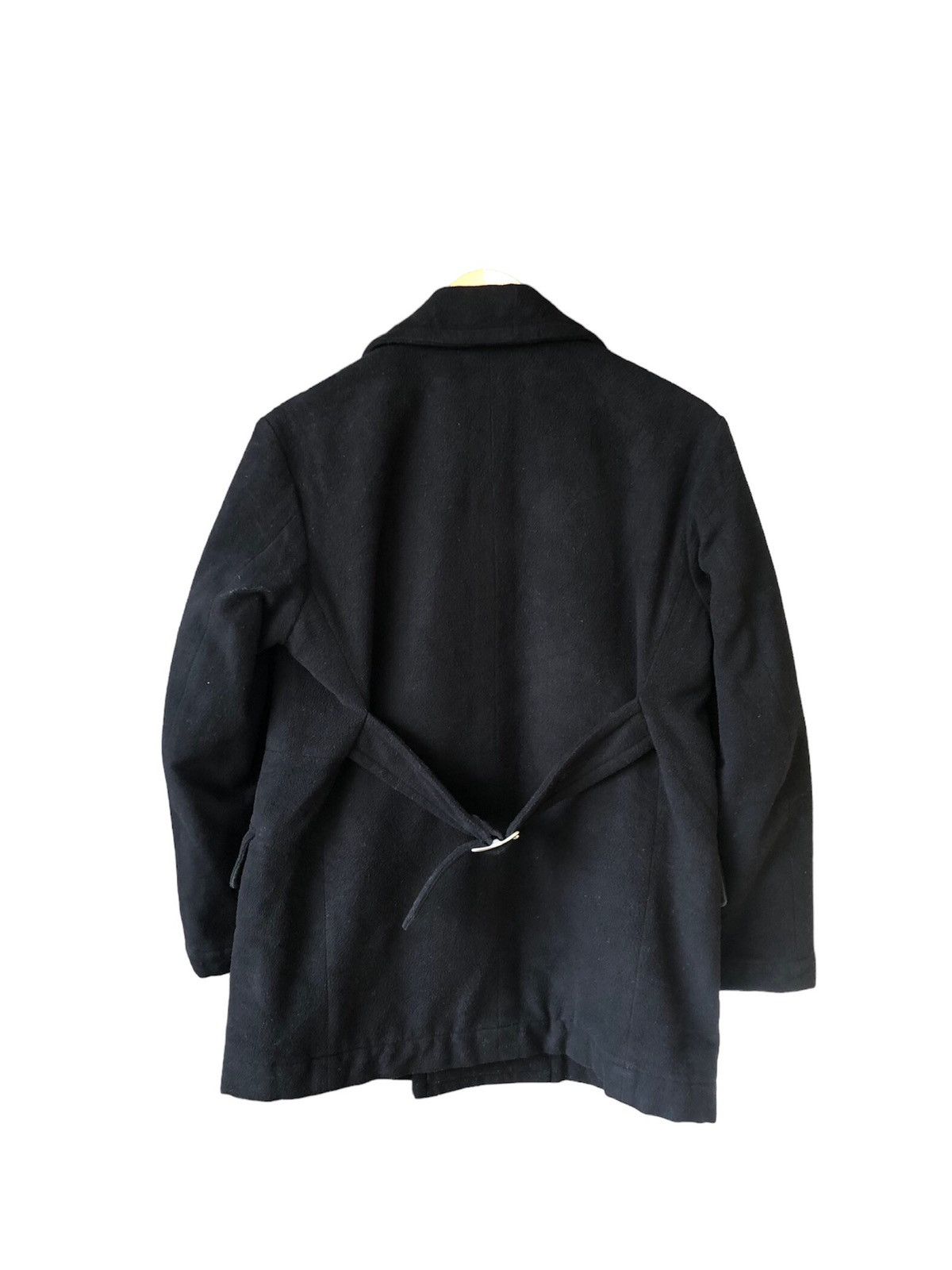 Comme des Garcons 🥷 Comme des Garcons Fleece Winter Pea Coat Jacket Size M / US 6-8 / IT 42-44 - 2 Thumbnail