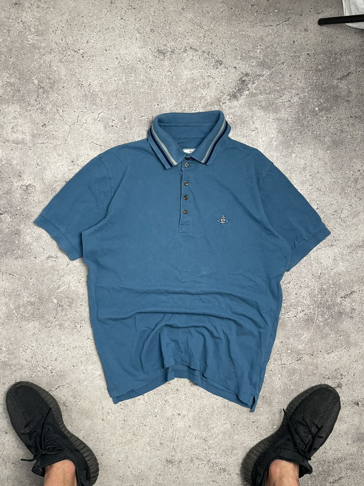Vivienne Westwood Vintage Vivienne Westwood Polo Shirt Logo Orb Basic Luxury Size US XXL / EU 58 / 5 - 1 Thumbnail