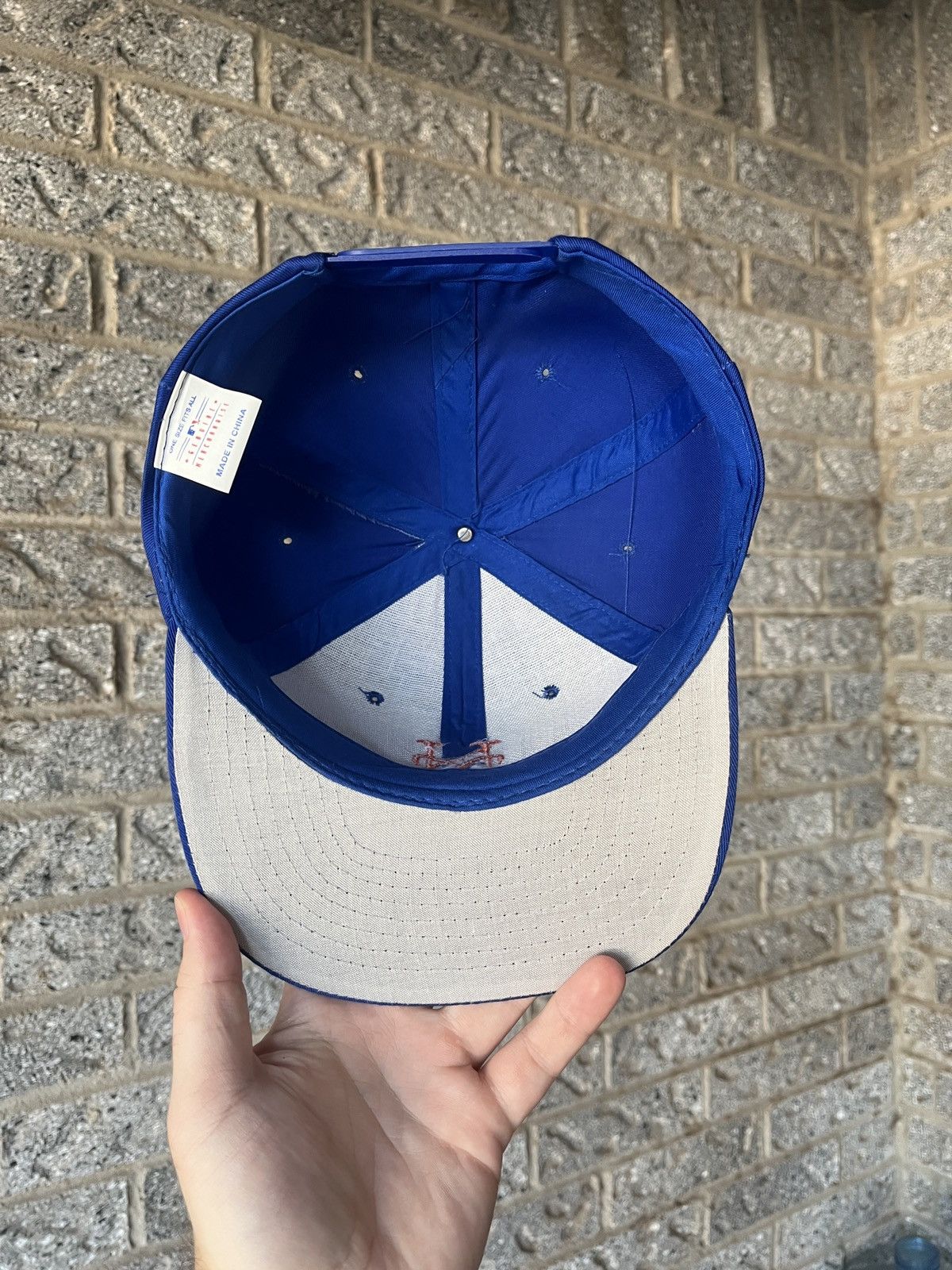 Sports Specialties × Vintage Vintage 90’s MLB New York Mets SnapBack Hat Size ONE SIZE - 2 Thumbnail