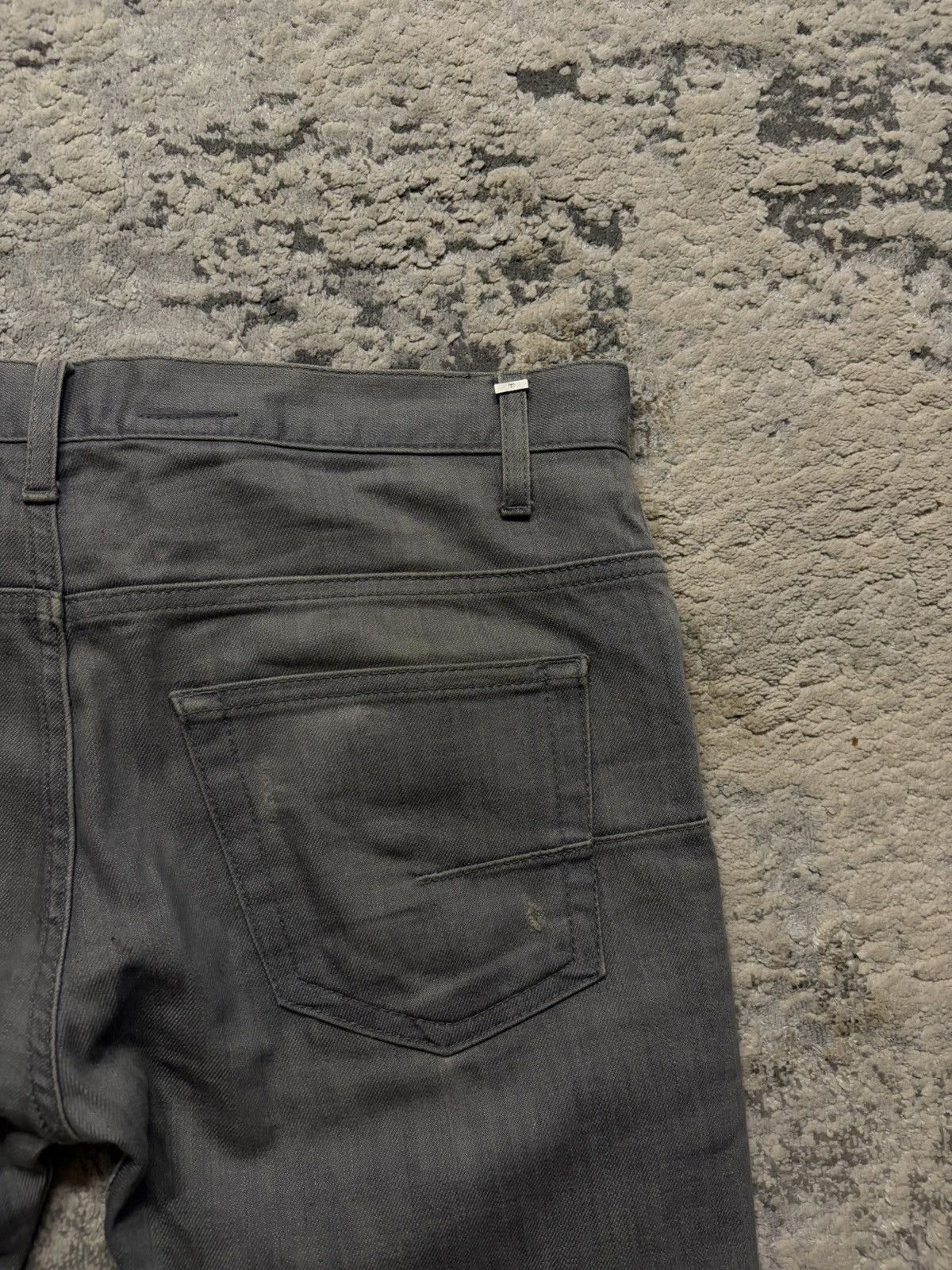 Dior SS08 Dior Homme by Kris Van Assche Grey Denim Size US 29 - 7 Thumbnail