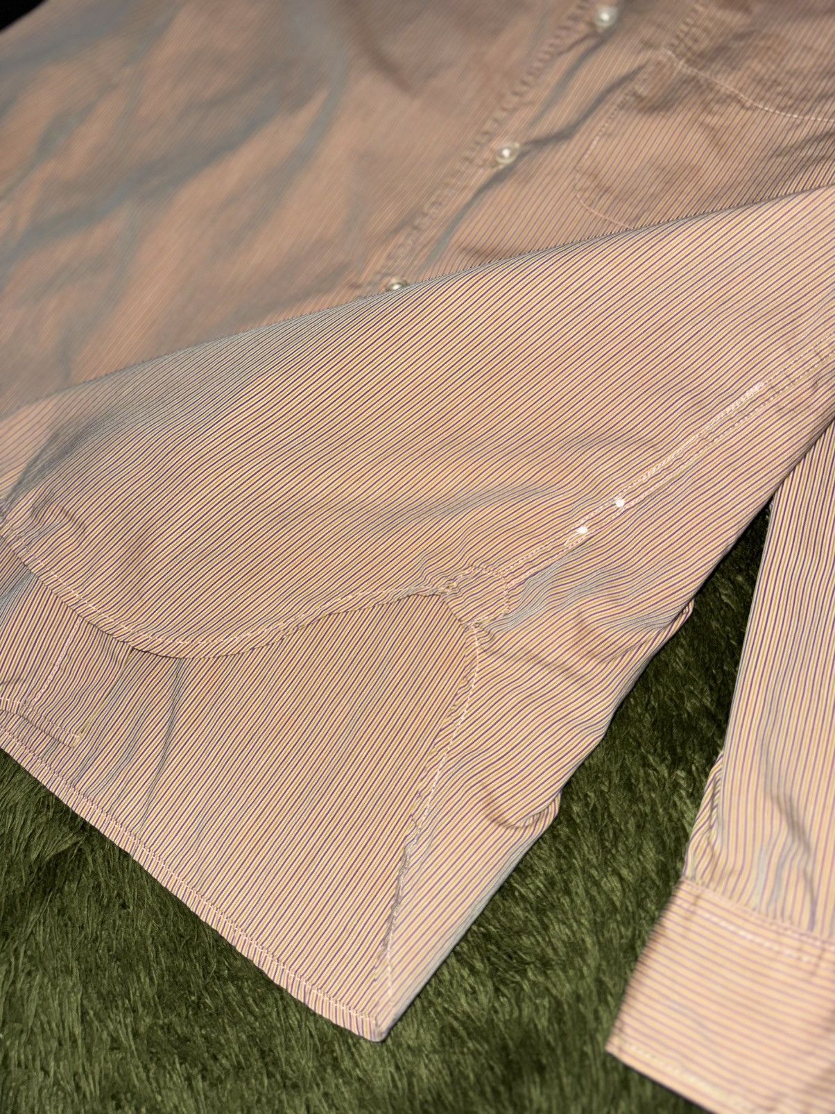 Engineered Garments [XS] 00s Engineered Garments Stripe Work Shirt Size US XS / EU 42 / 0 - 6 Thumbnail