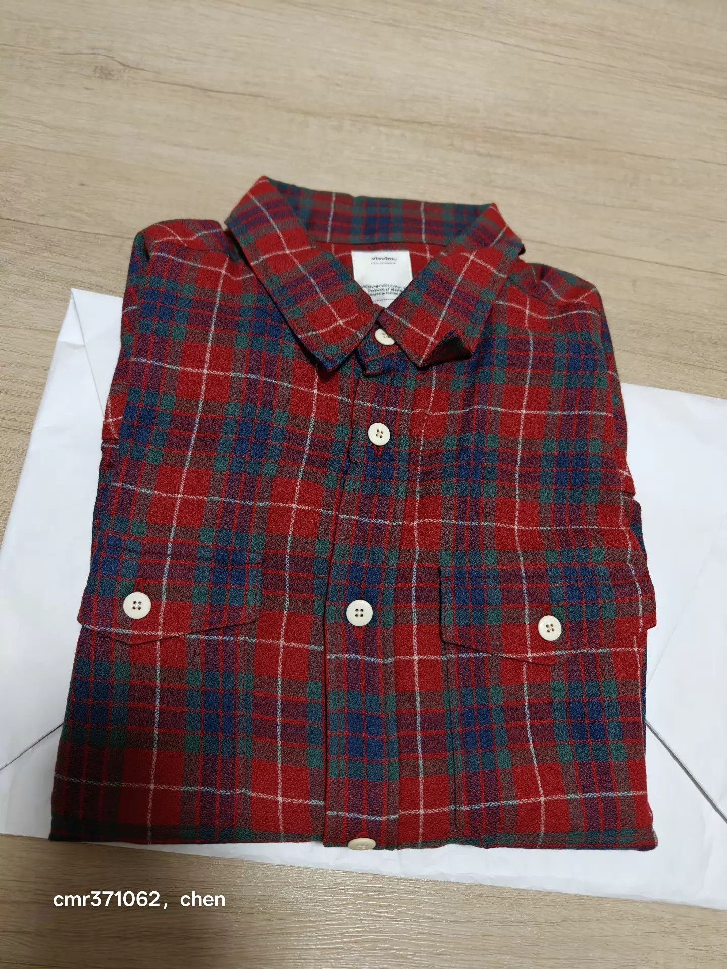 Visvim VISVIM 24SS PIONEER SHIRT L/S Red 1 98 New Washed Size US S / EU 44-46 / 1 - 8 Thumbnail