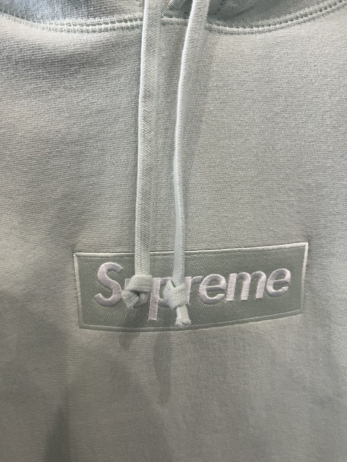 Supreme SUPREME BOX LOGO FW23 LIGHT GREEN HOODIE SIZE XL Size US XL / EU 56 / 4 - 11 Thumbnail