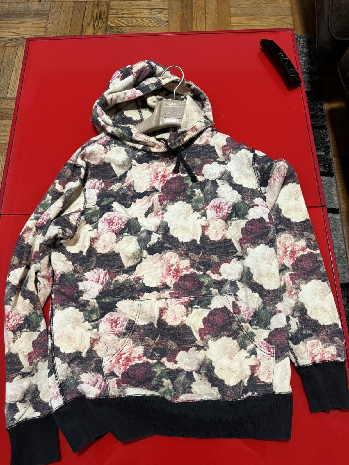 image of Supreme Power Corruption Lies Hoodie Medium in Floral, Men's