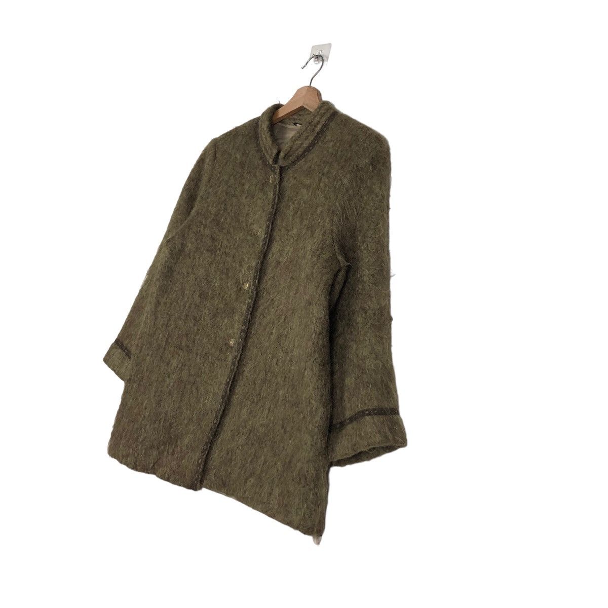 Japanese Brand 🔥VINTAGE BUTTON JACKET MOHAIR WOOL ISSEY MIYAKE Size US M / EU 48-50 / 2 - 2 Thumbnail