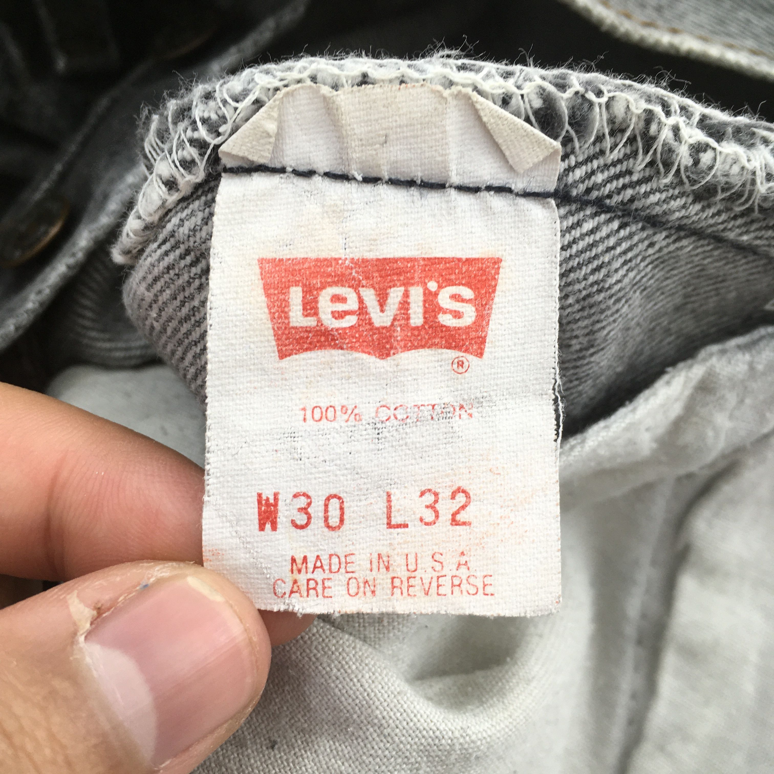 Levi's Size 28x31 Vintage 80s Levi's 501 Black Jeans S926 Size US 28 / EU 44 - 13 Thumbnail