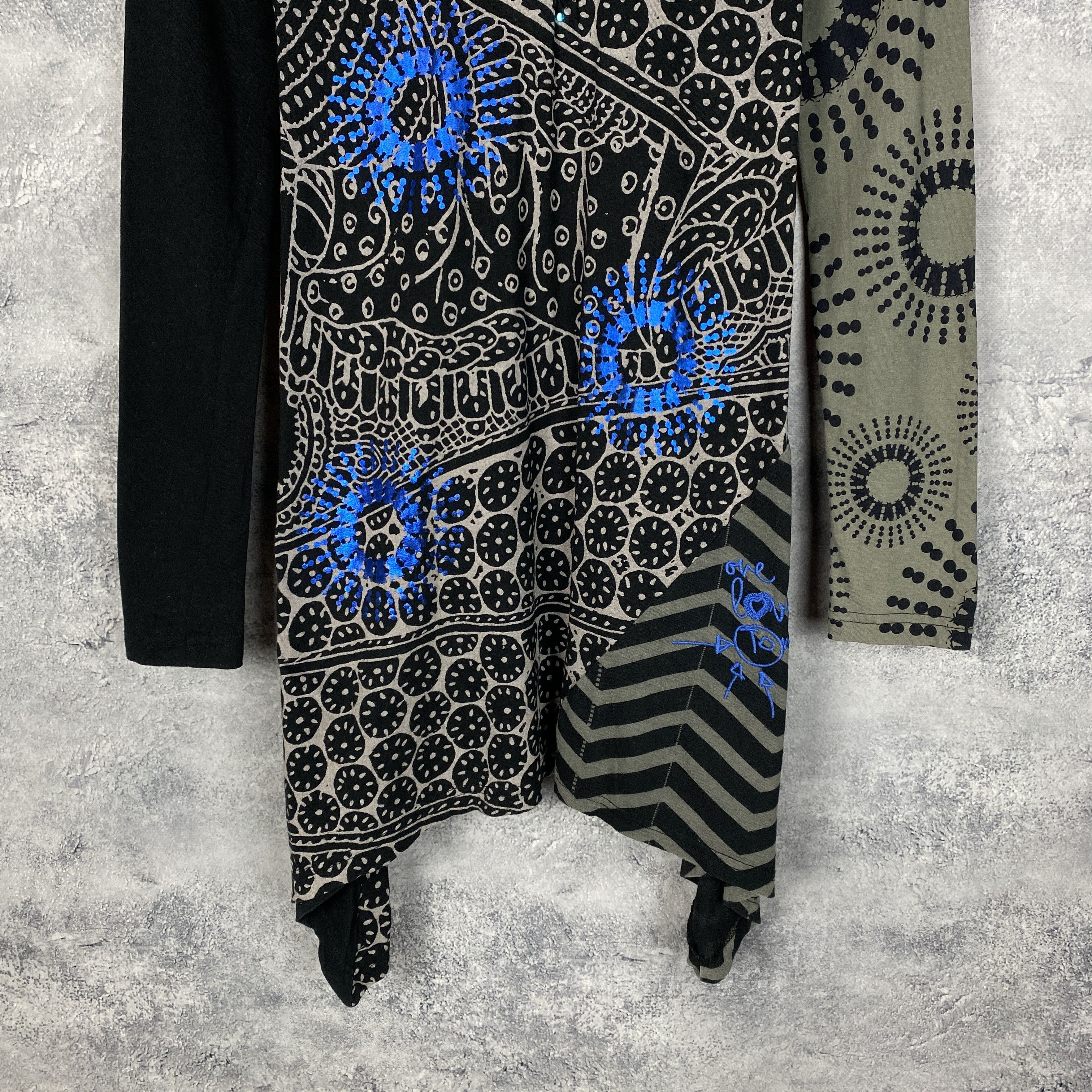 Desigual Desigual Dress Women's Size M Multicolor Long Sleeve Size M / US 6-8 / IT 42-44 - 3 Thumbnail