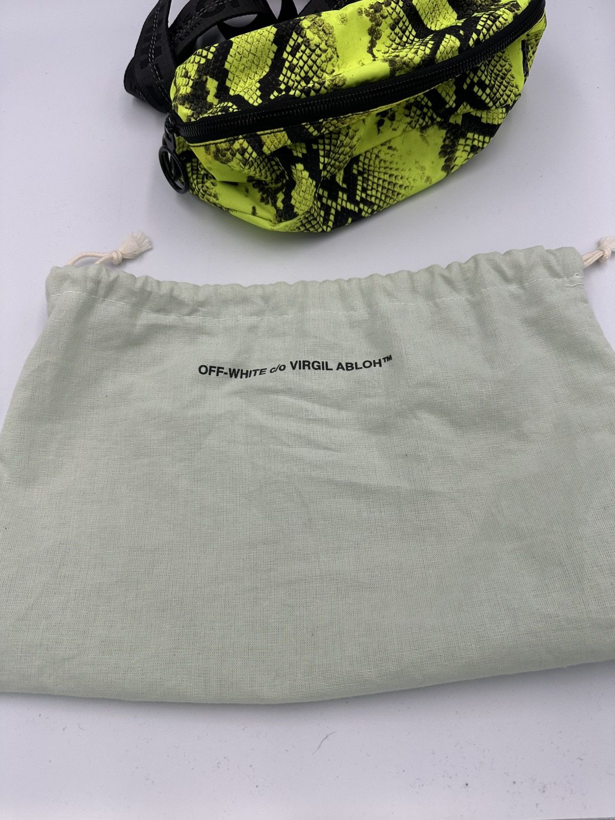 Off-White OFF-WHITE SNAKESKIN WAISTE BAG Size ONE SIZE - 2 Thumbnail