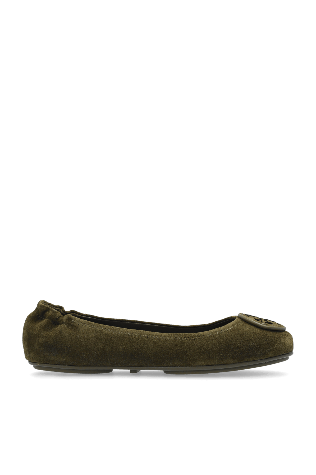 Tory Burch o1s22i1n1024 Suede Ballet Flats in Green Size US 8 / IT 38 - 1 Thumbnail