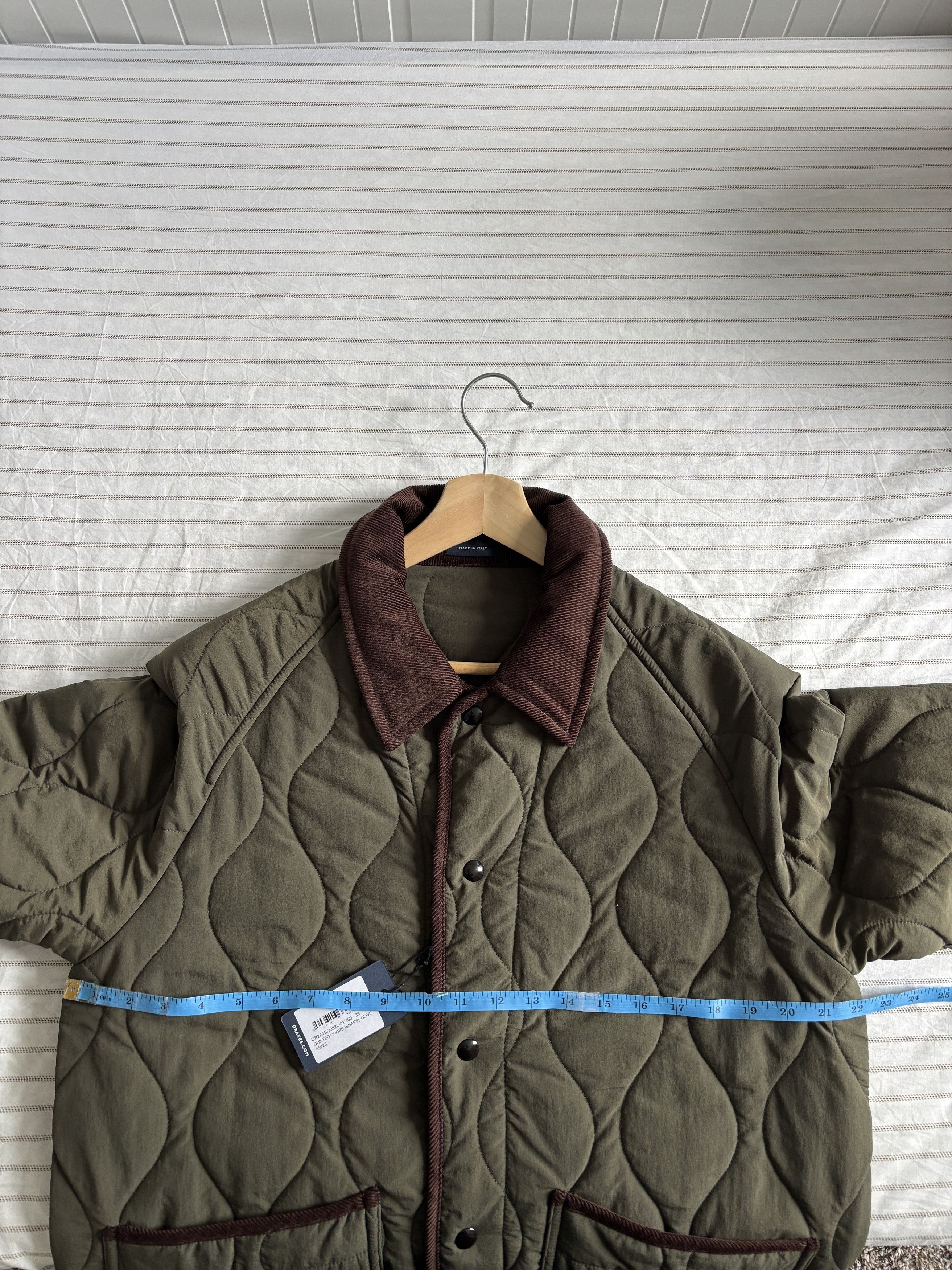 Drake's Drake's Olive Quilted Nylon Jacket Size 38 Size US M / EU 48-50 / 2 - 4 Thumbnail