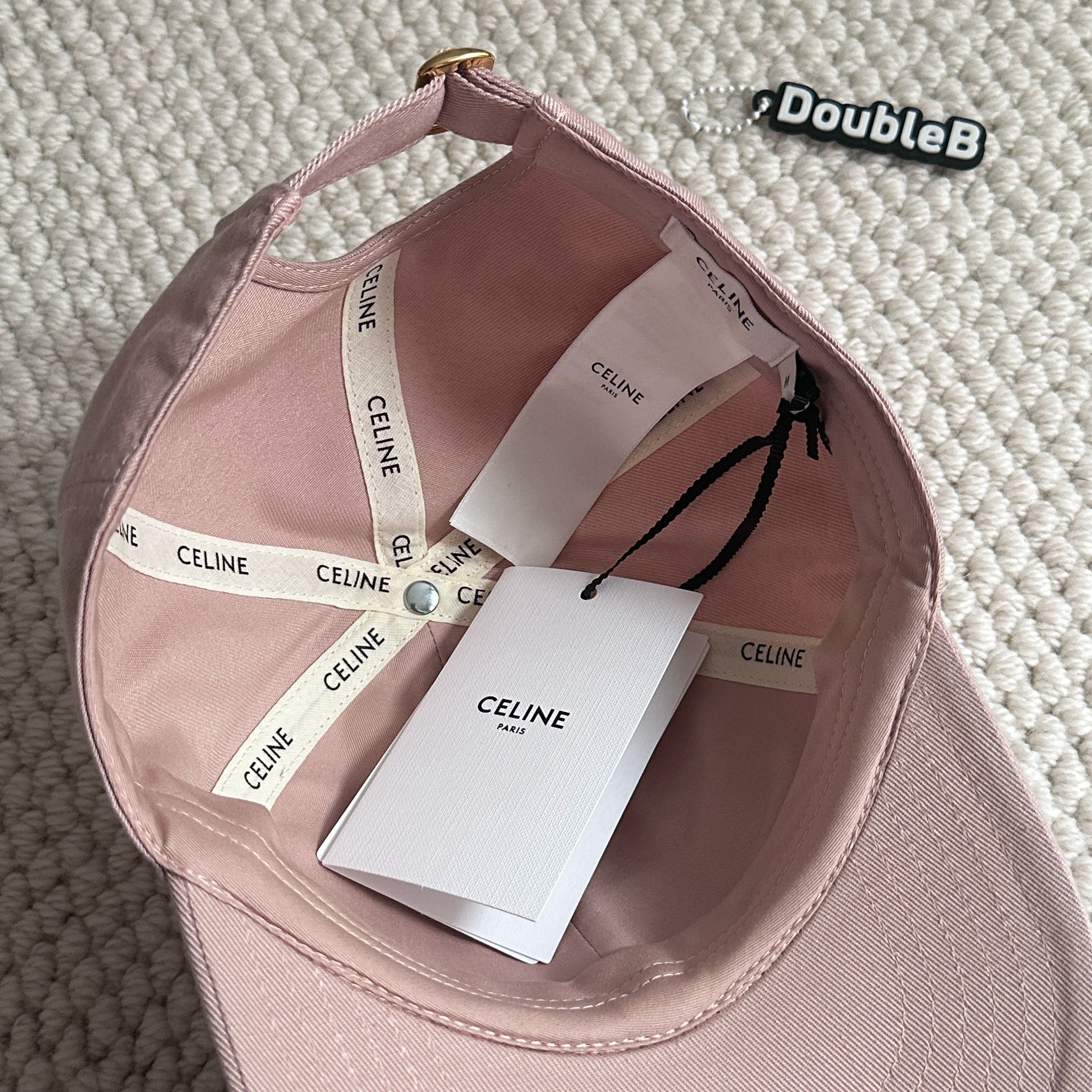 Celine Triomphe baseball cap in washed cotton Size ONE SIZE - 3 Thumbnail