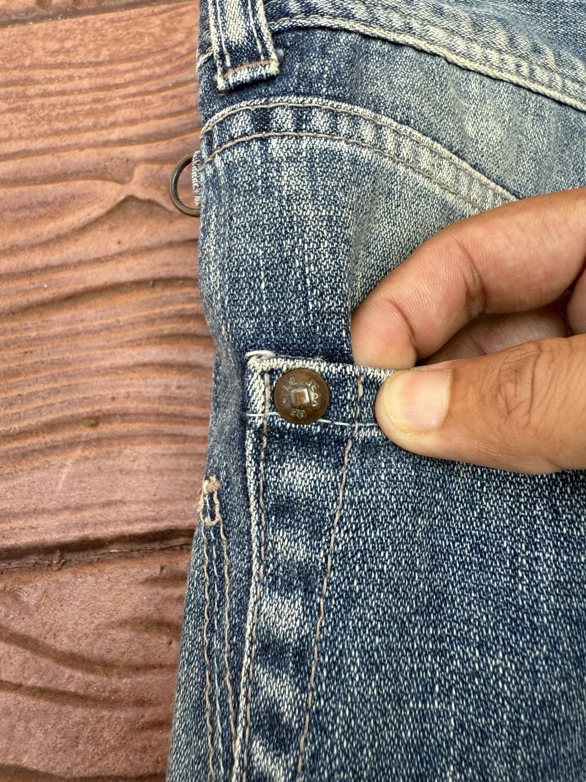 Marithe + Francois Girbaud MARITHE FRANCOIS GIRBAUD Flare Denim Rare Design Size 31" - 16 Thumbnail