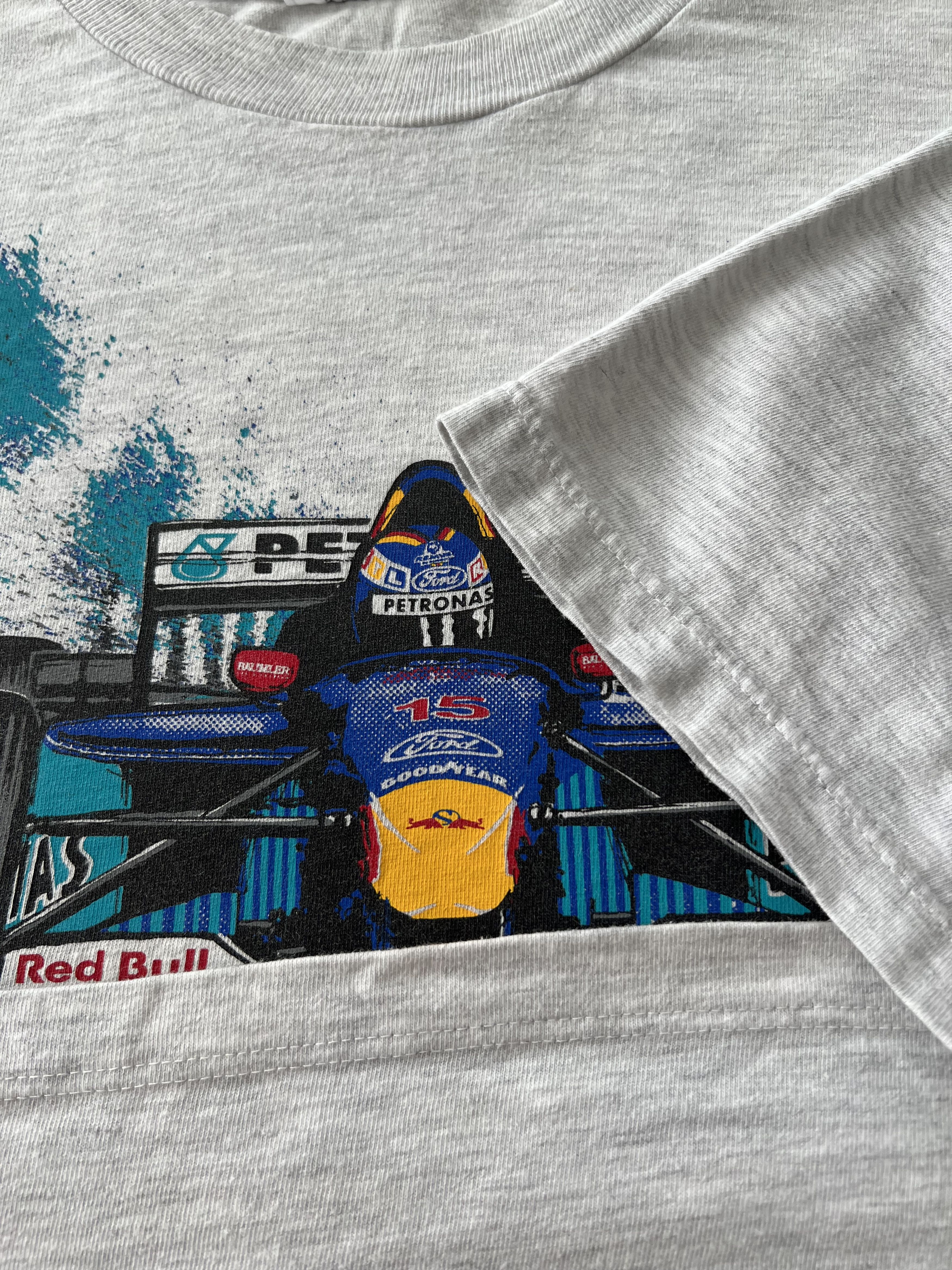 Formula 1 Vintage 90s Red Bull Sauber Petronas Formula 1 F1 T-shirt Size US XXL / EU 58 / 5 - 5 Thumbnail