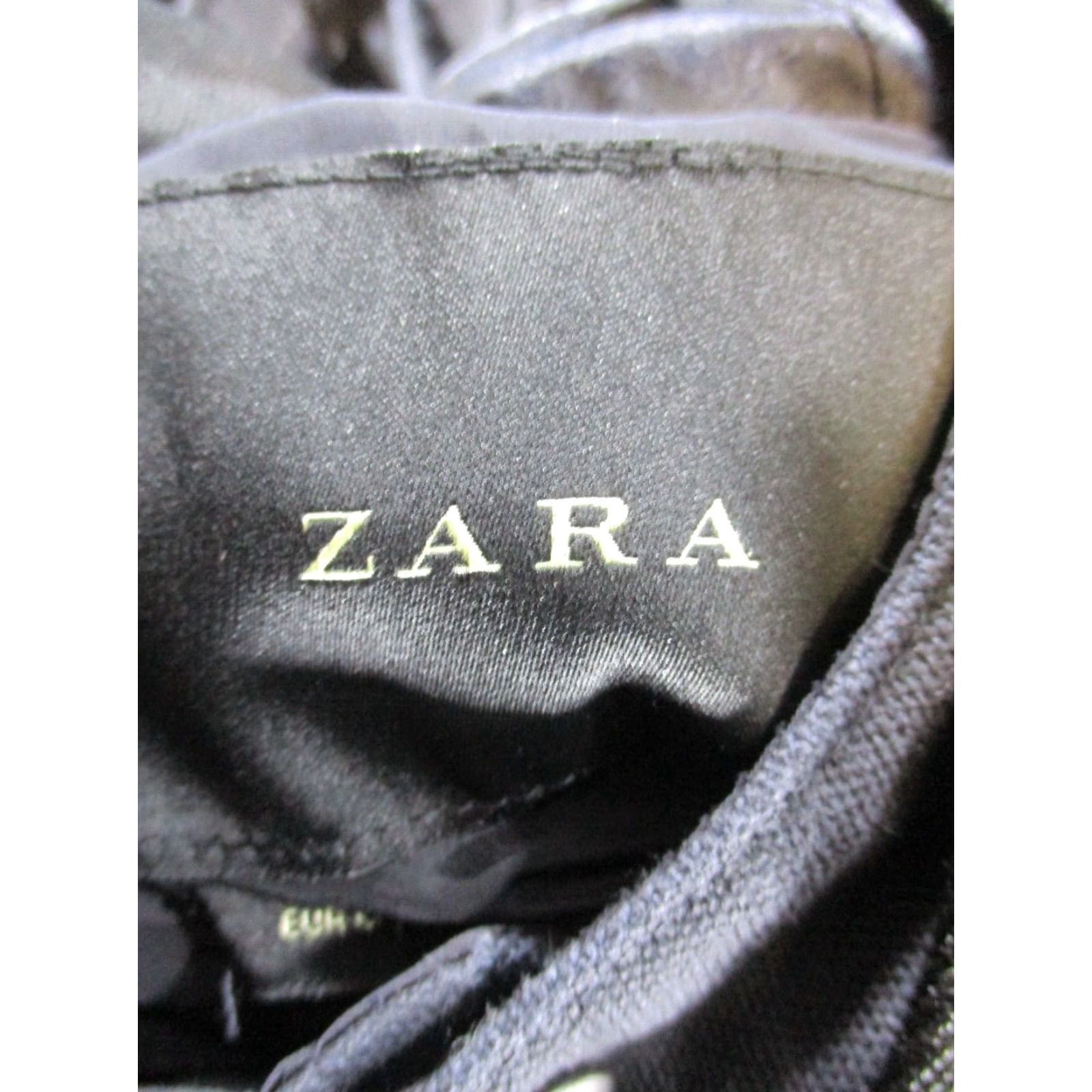 Zara Zara Jacket Mens Medium Black Puffer Insulated Denim Wear Size US M / EU 48-50 / 2 - 3 Thumbnail